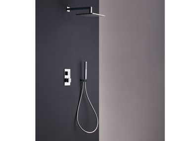 Rubinetterie Treemme, X-CHANGE Set doccia da incasso in ottone con doccetta