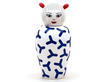 Vaso in porcellana ZOÉ Seletti