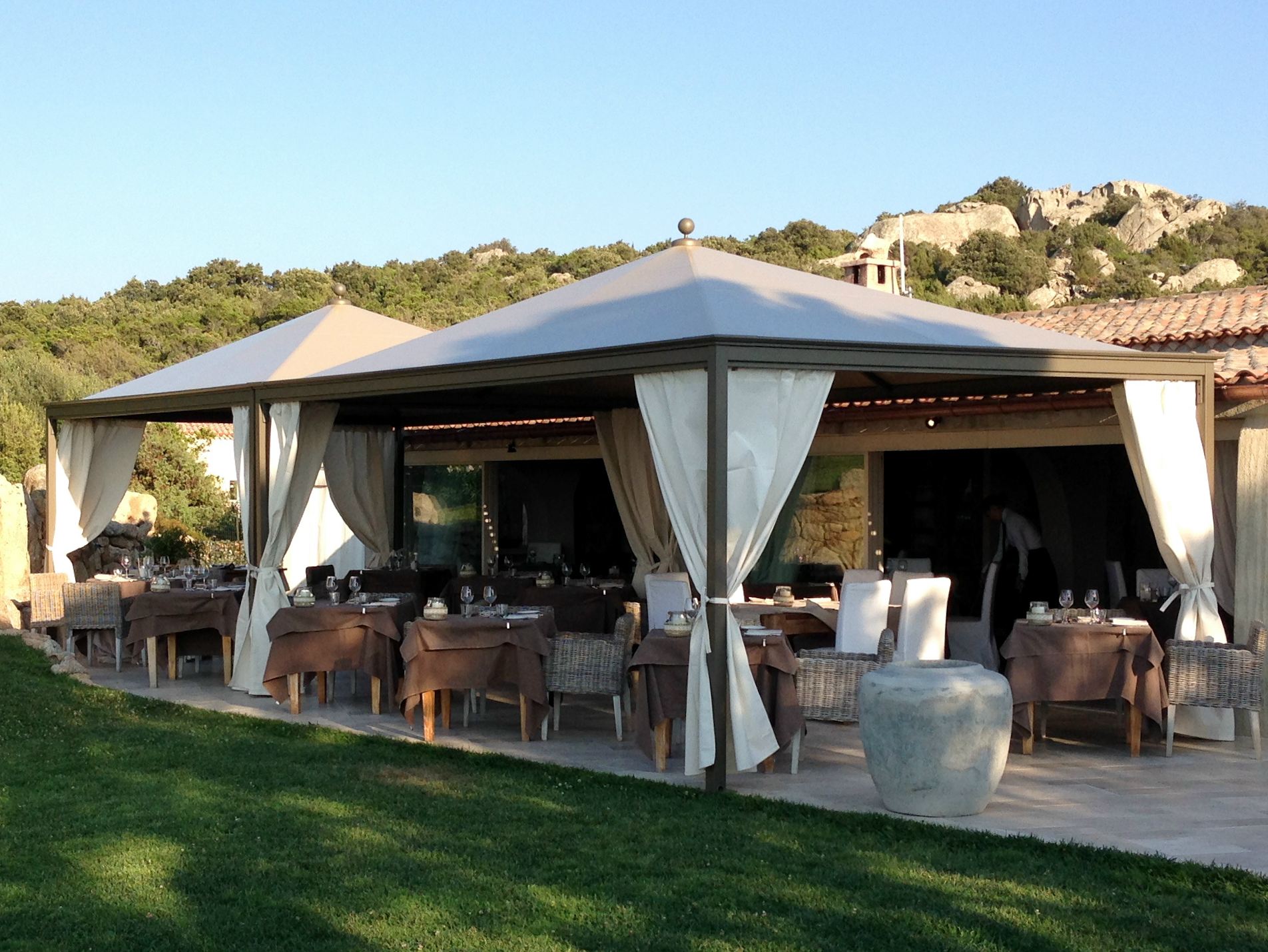 Gazebo in ferro