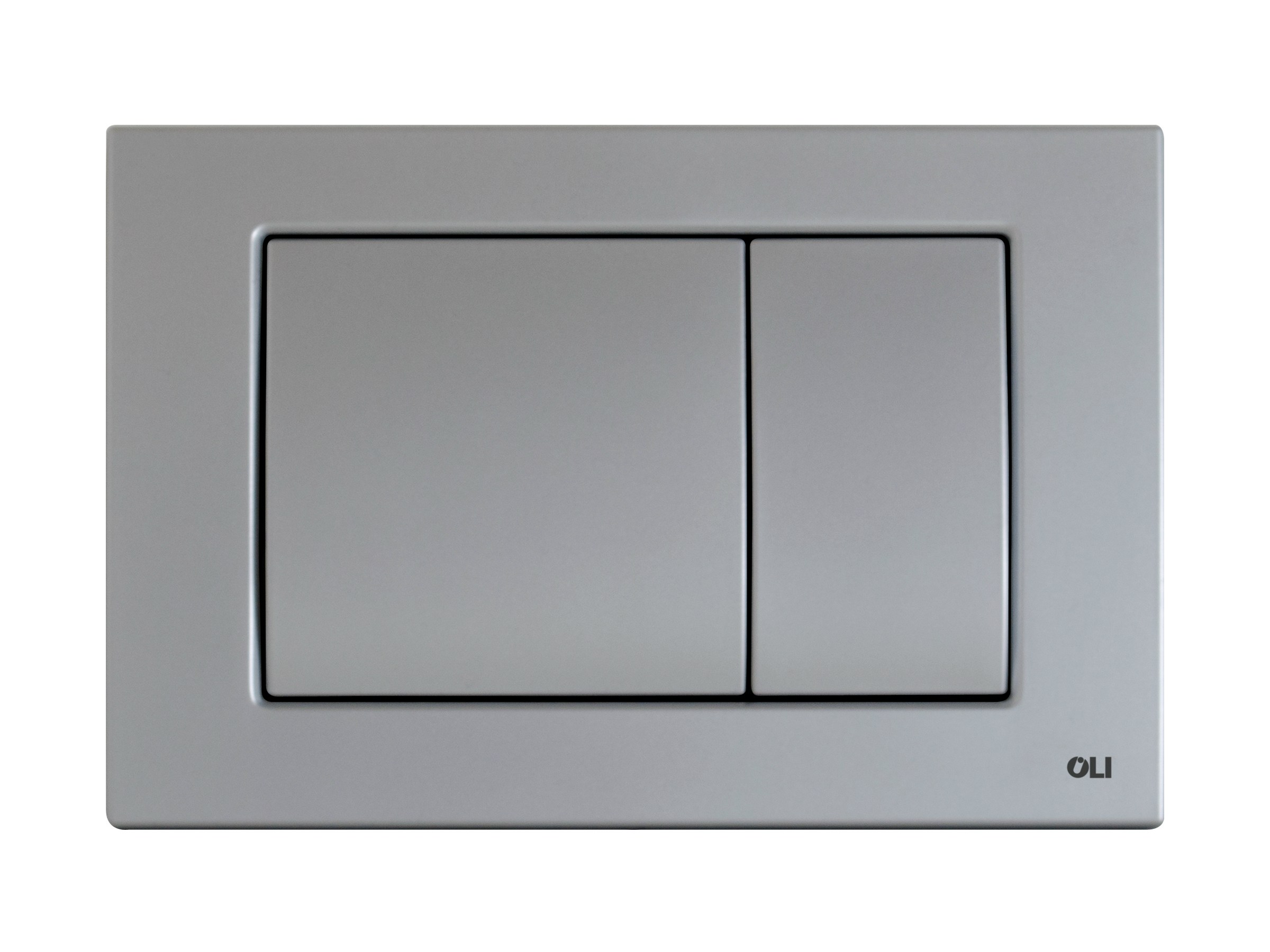 Placca di comando per wc in Zamak Cromo Satinato