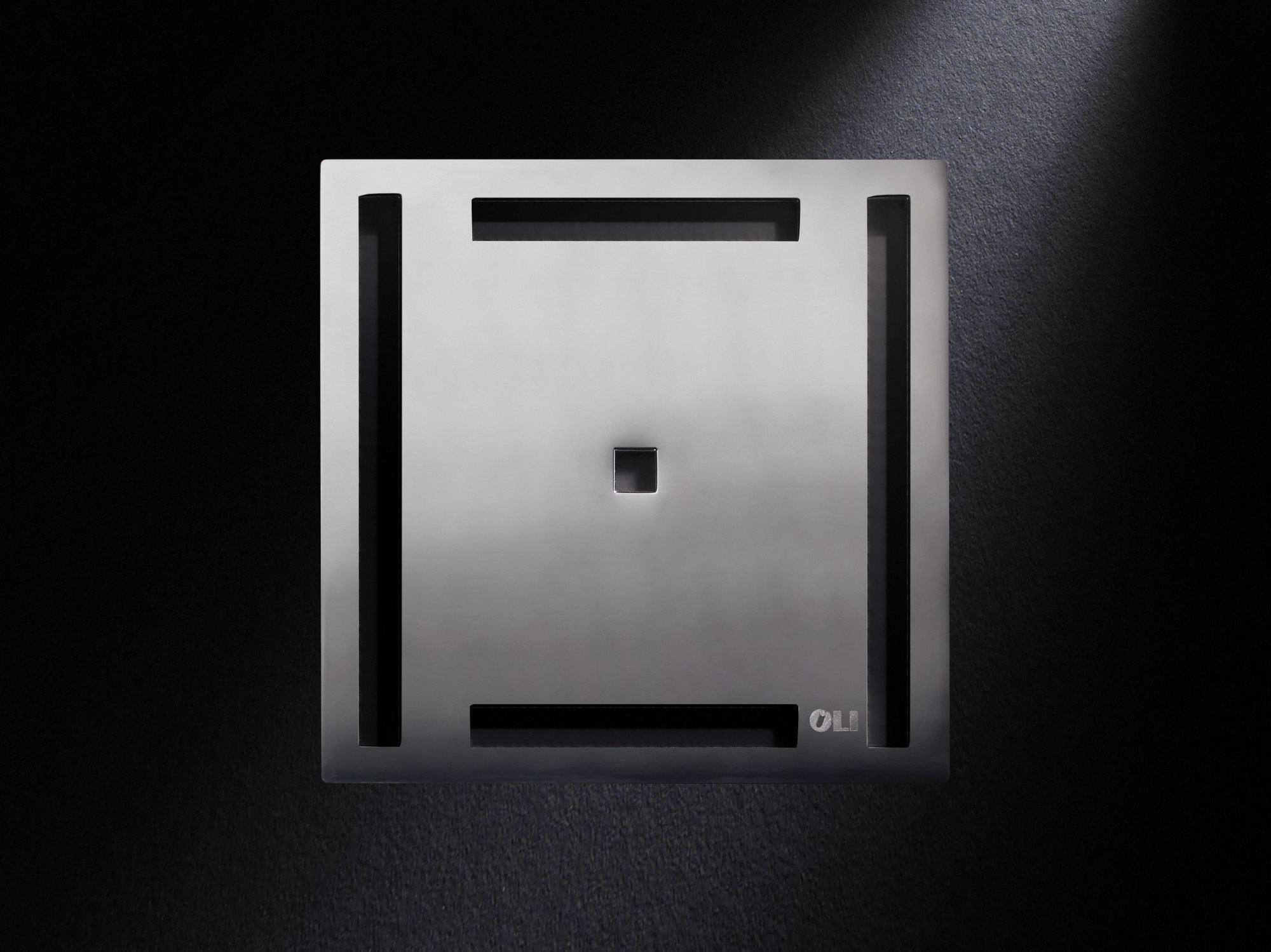 Scarico per doccia in acciaio satinato