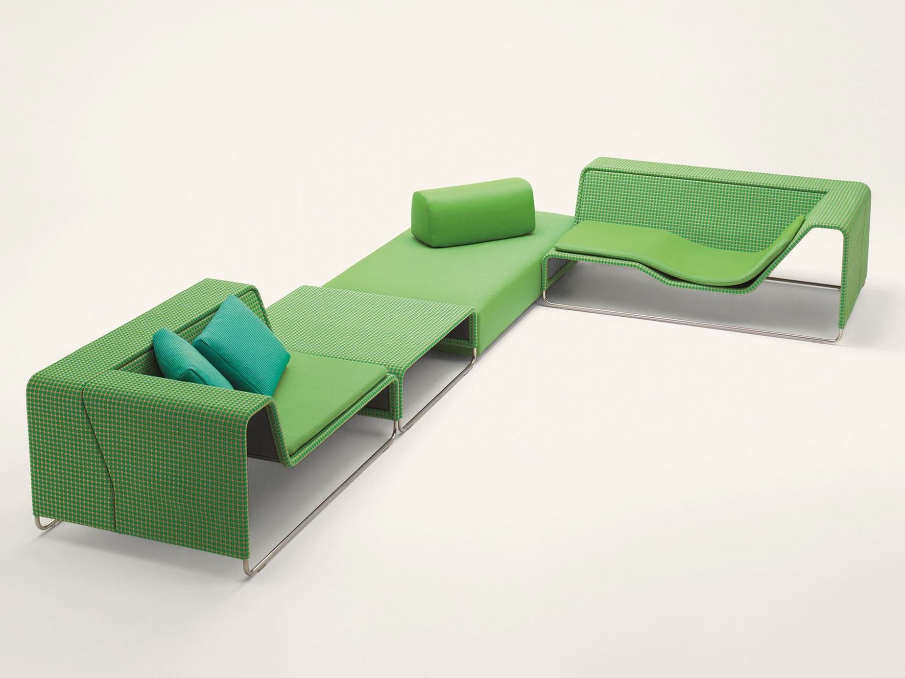 Modular outdoor sofa system