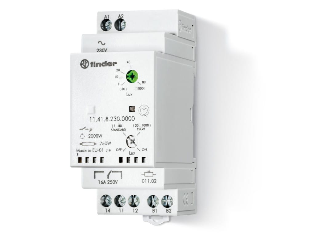 11.41 | Relè by Finder - Relè crepuscolare 1 scambio 16A