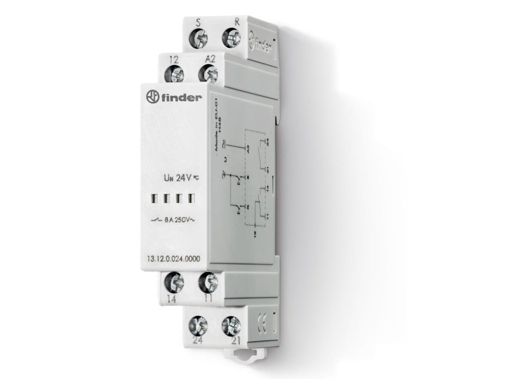 13.12 | Relè by Finder - Relè bistabile con comando di reset