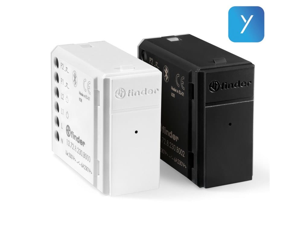 13.72 | Relè by Finder - Relè multifunzione connesso 2 canali da frutto