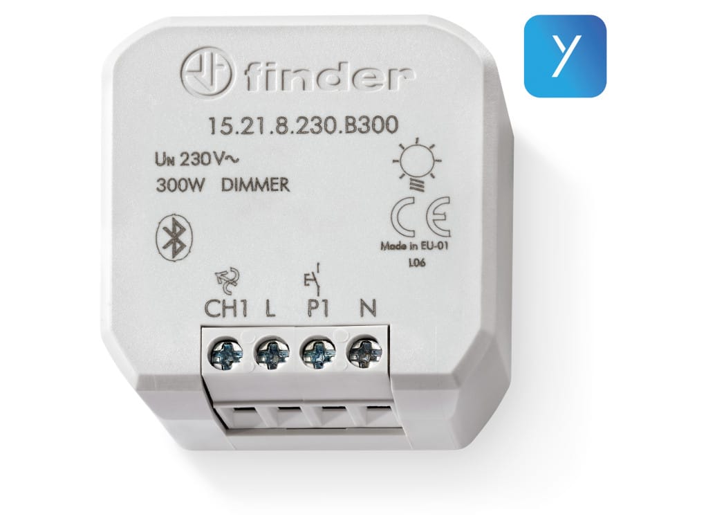 15.21.8 | Dimmer by Finder - Varialuce con montaggio a incasso