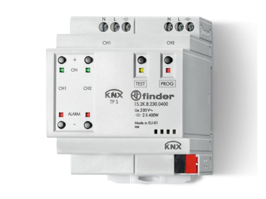 15.2K | Dimmer by Finder - Dimmer integrabile KNX 2 canali