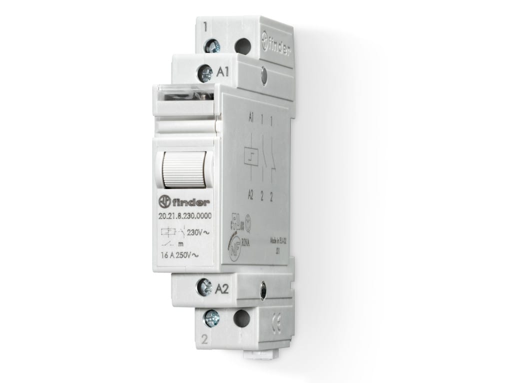 20.21 | Relè by Finder - Relè ad impulsi modulare 1 NO 16A