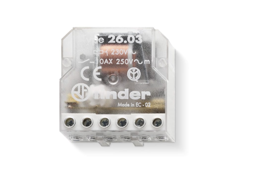 26.03 | Relè by Finder - Relè ad impulsi EMR 1 NC 10 A