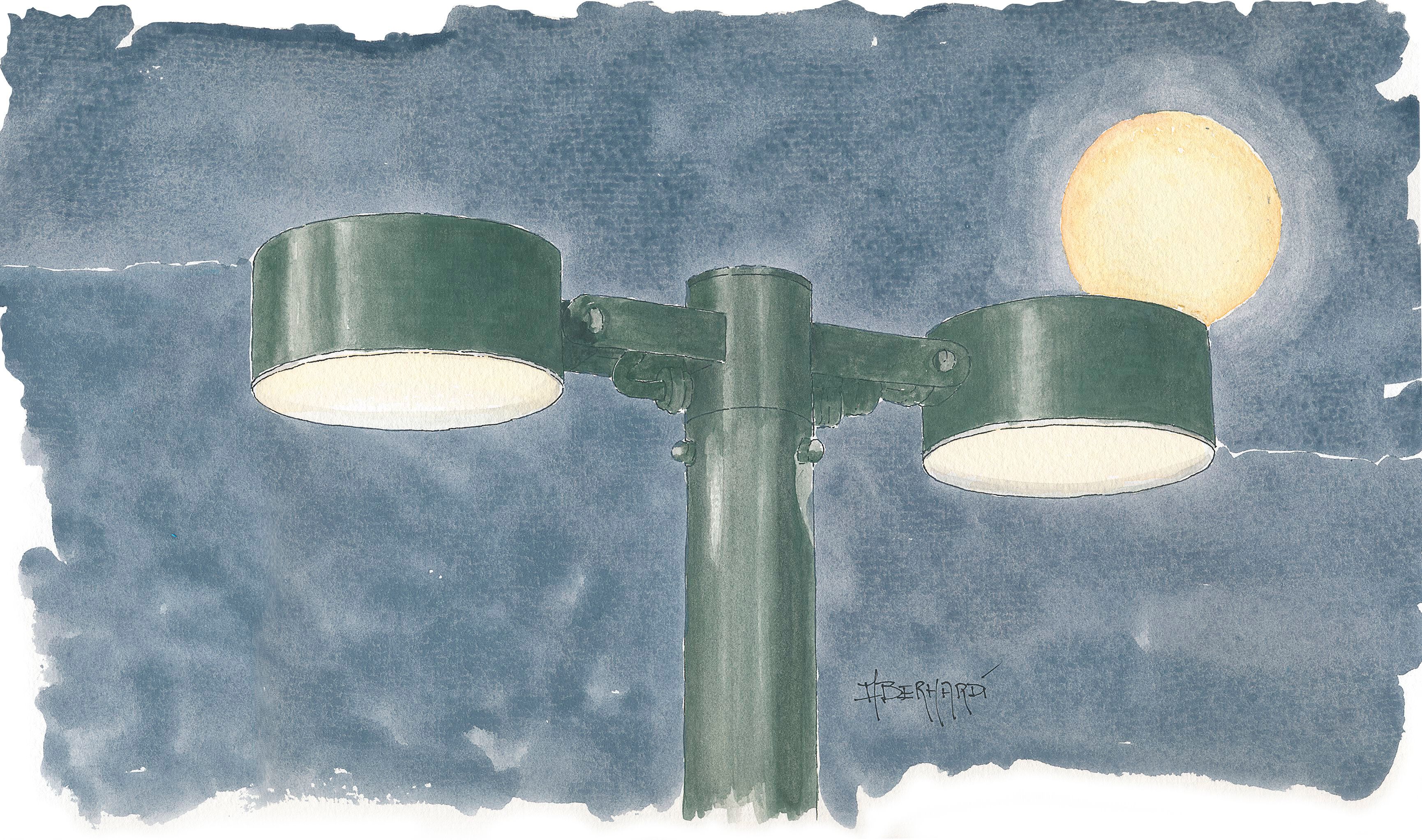 ACELUM by Aldo Bernardi - Testa palo a LED in ottone - 6