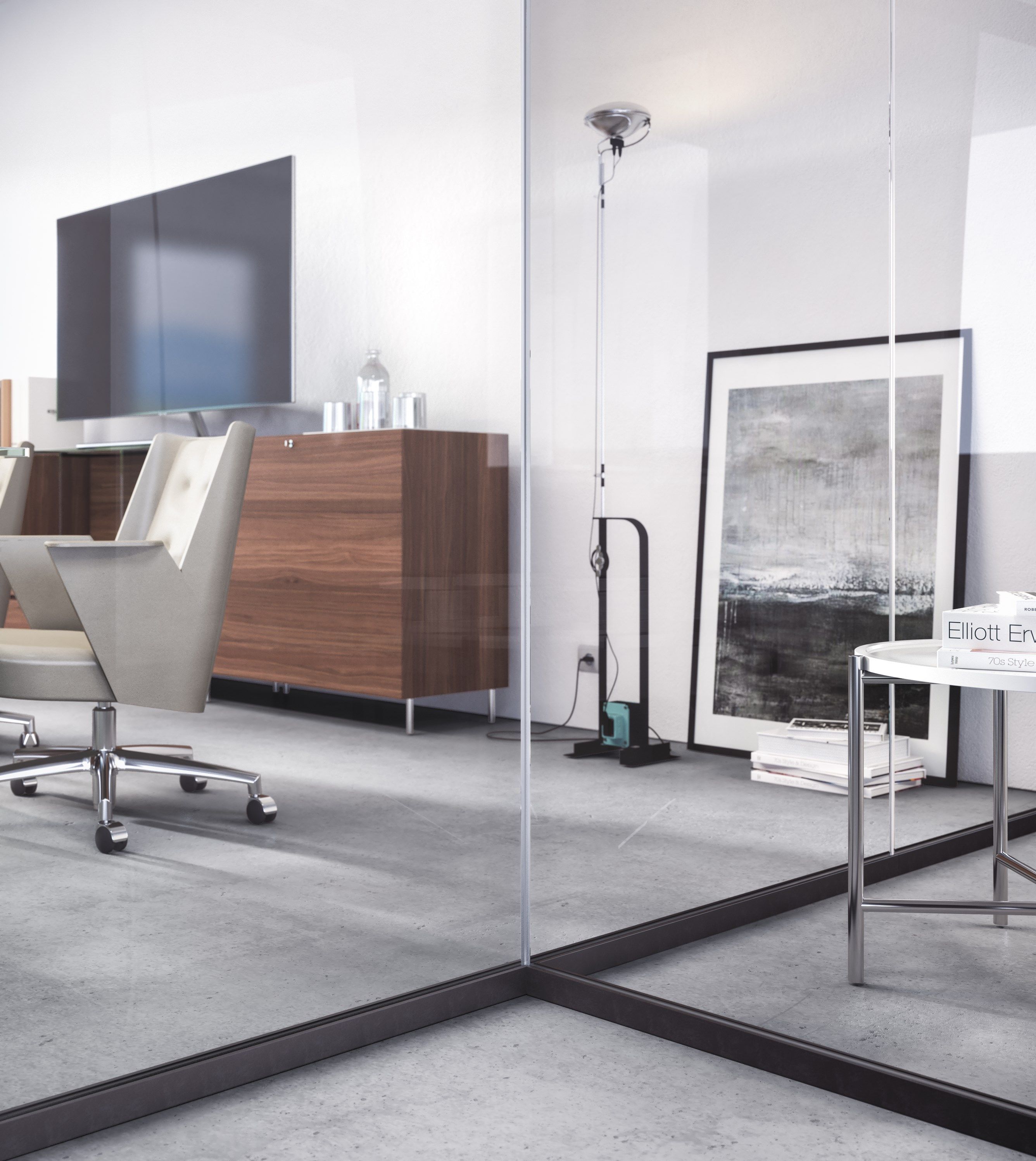 3-6-9 by ESTEL GROUP - Parete mobile in vetro temperato per ufficio - 13