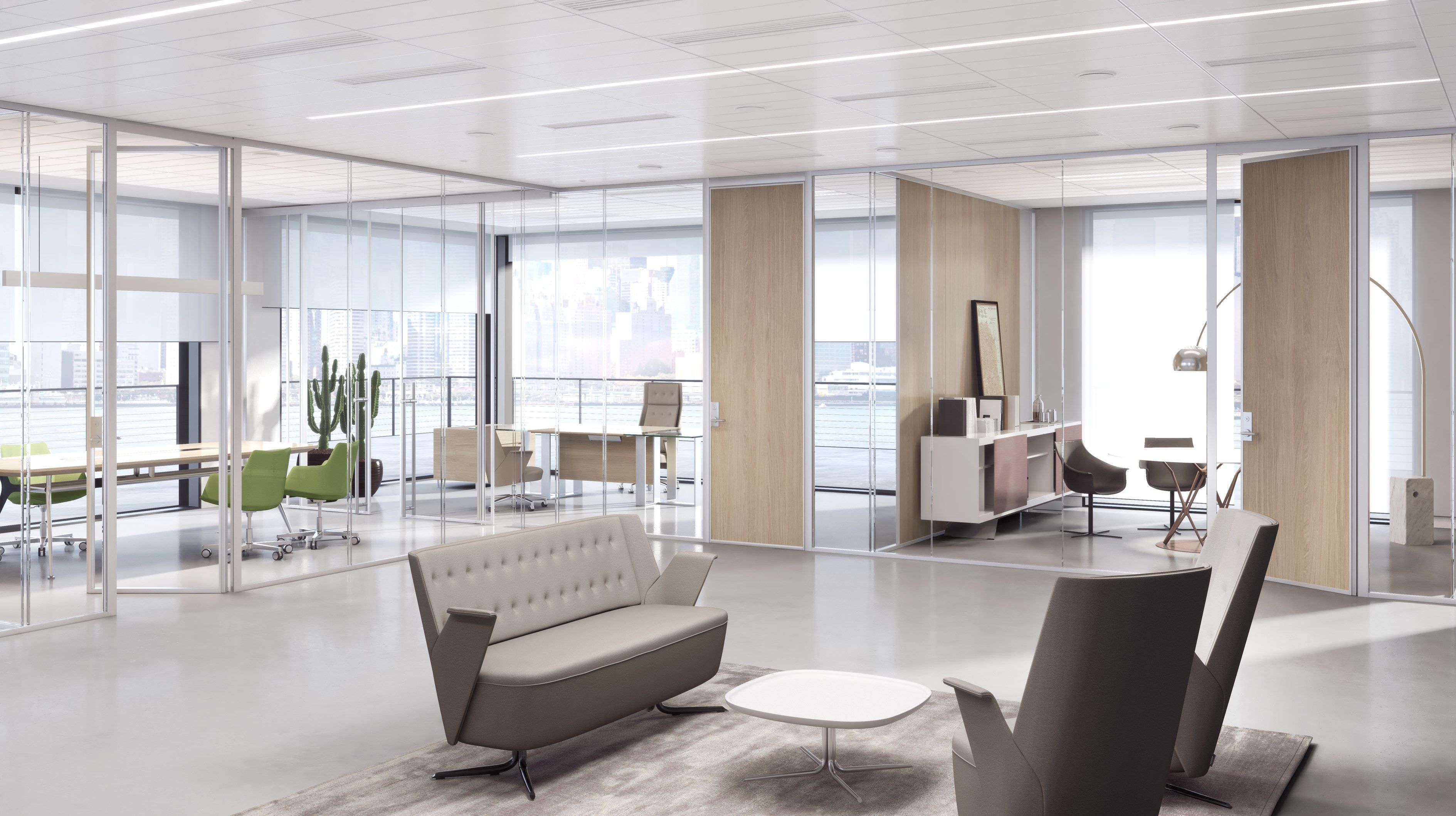 3-6-9 by ESTEL GROUP - Parete mobile in vetro temperato per ufficio - 18