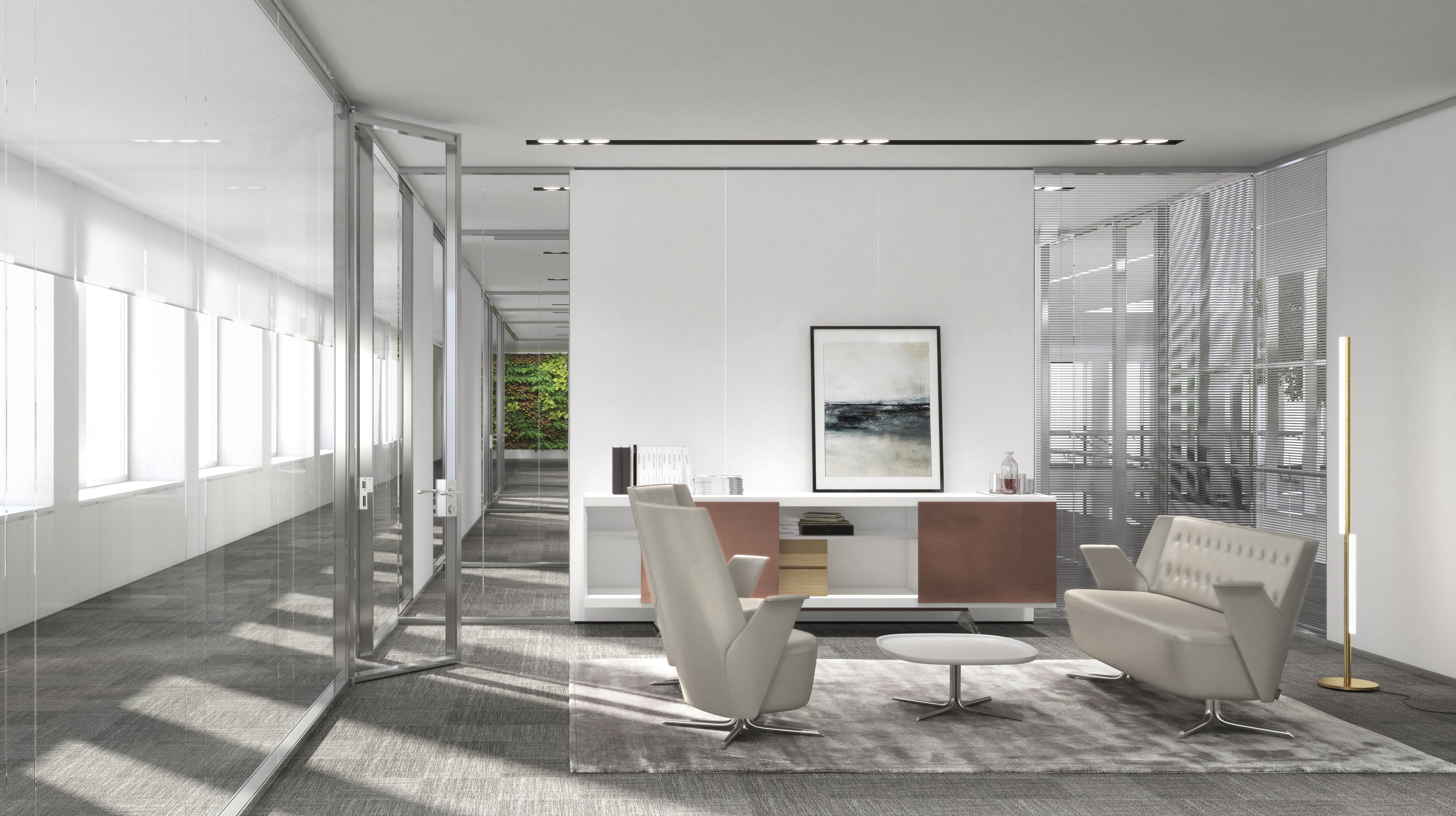 3-6-9 by ESTEL GROUP - Parete mobile in vetro temperato per ufficio - 8