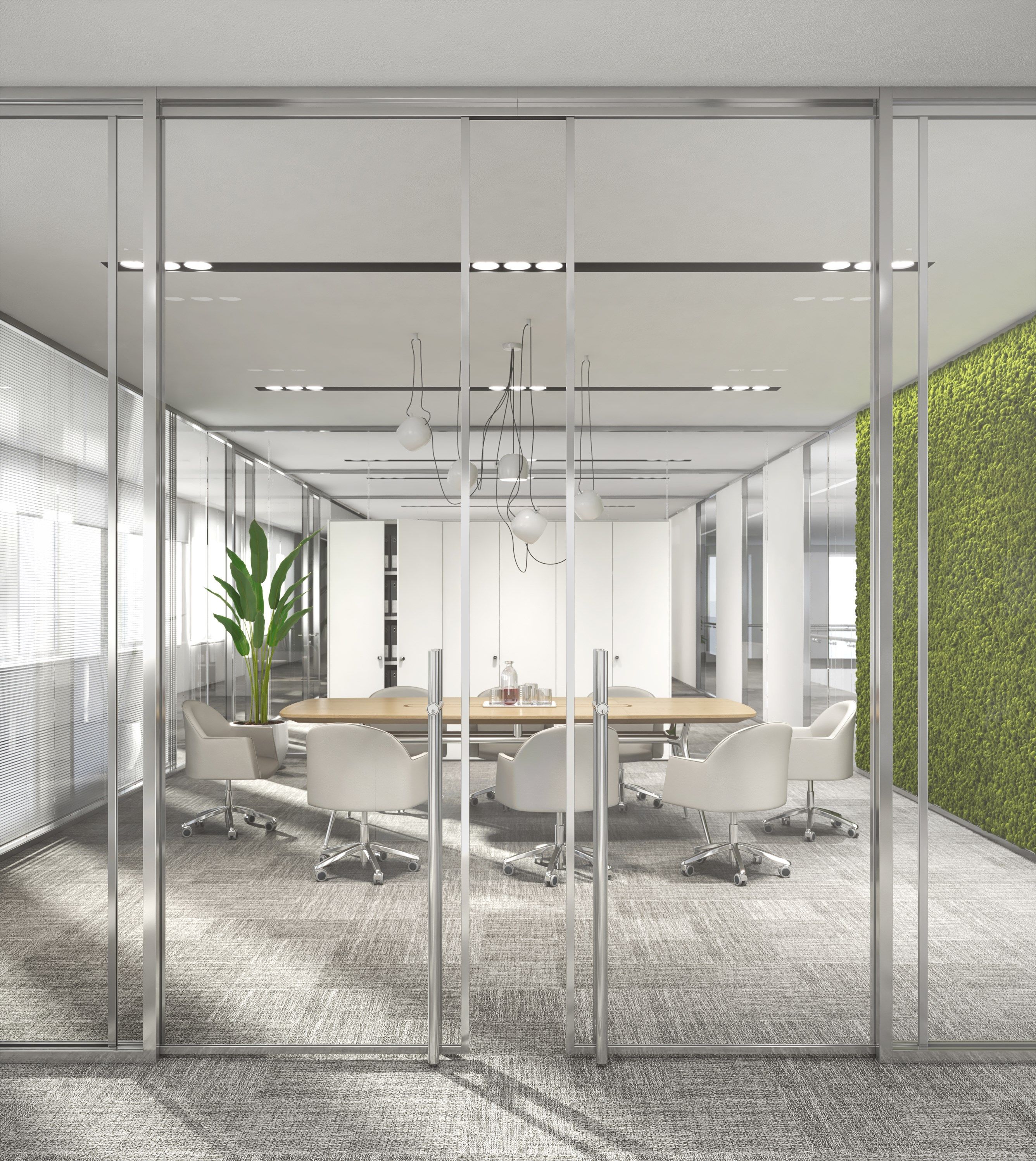 3-6-9 by ESTEL GROUP - Parete mobile in vetro temperato per ufficio - 23