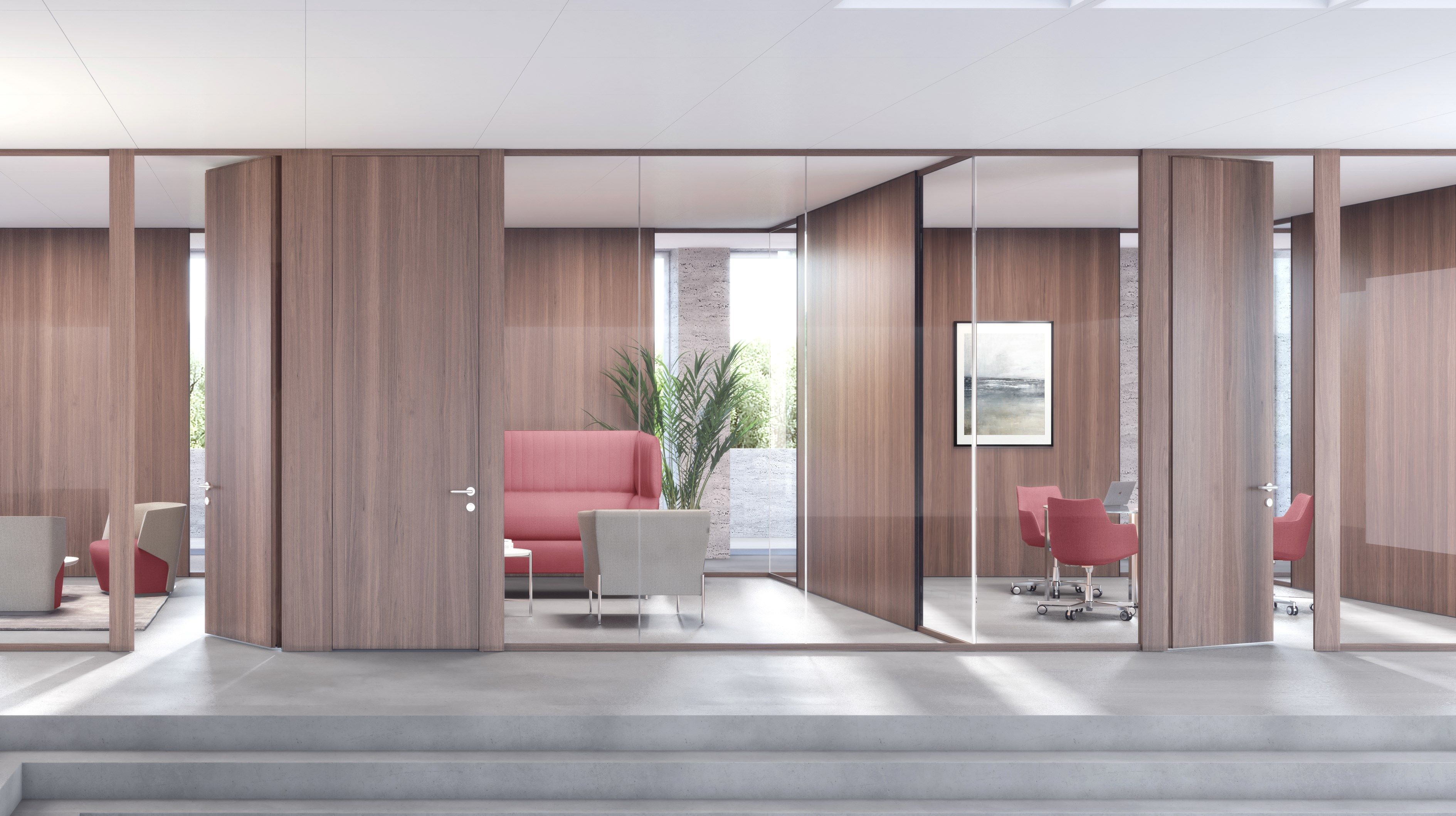 3-6-9 by ESTEL GROUP - Parete mobile in vetro temperato per ufficio - 5