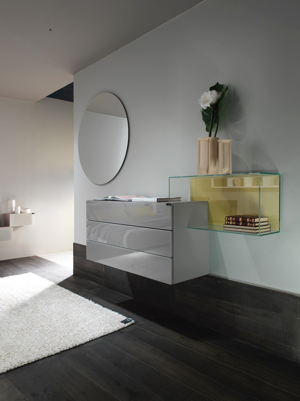 36E8 GLASS Chest of drawers 36e8 Collection By Lago design Daniele Lago