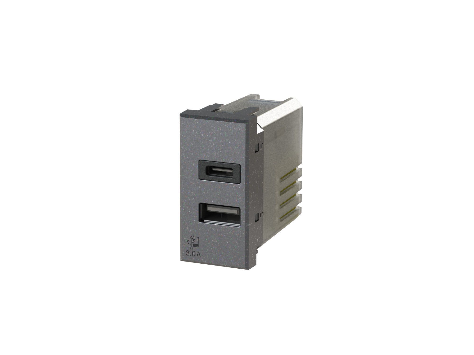 4B.HD.USB.30 by 4 BOX - Alimentatore da incasso USB 3.0 per serie civile