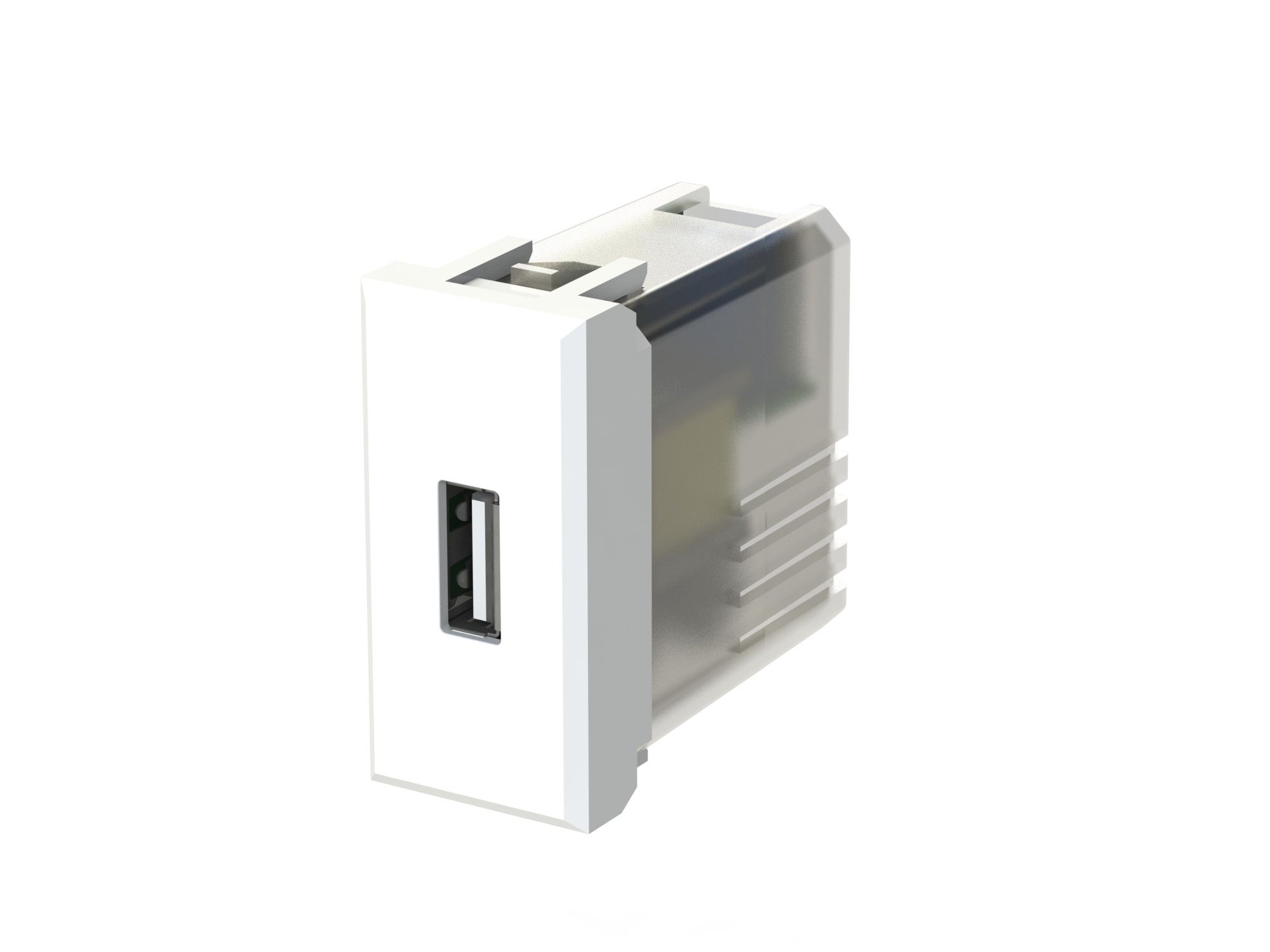 4B.HD.USB by 4 BOX - Alimentatore da incasso USB 2.1 per serie civile