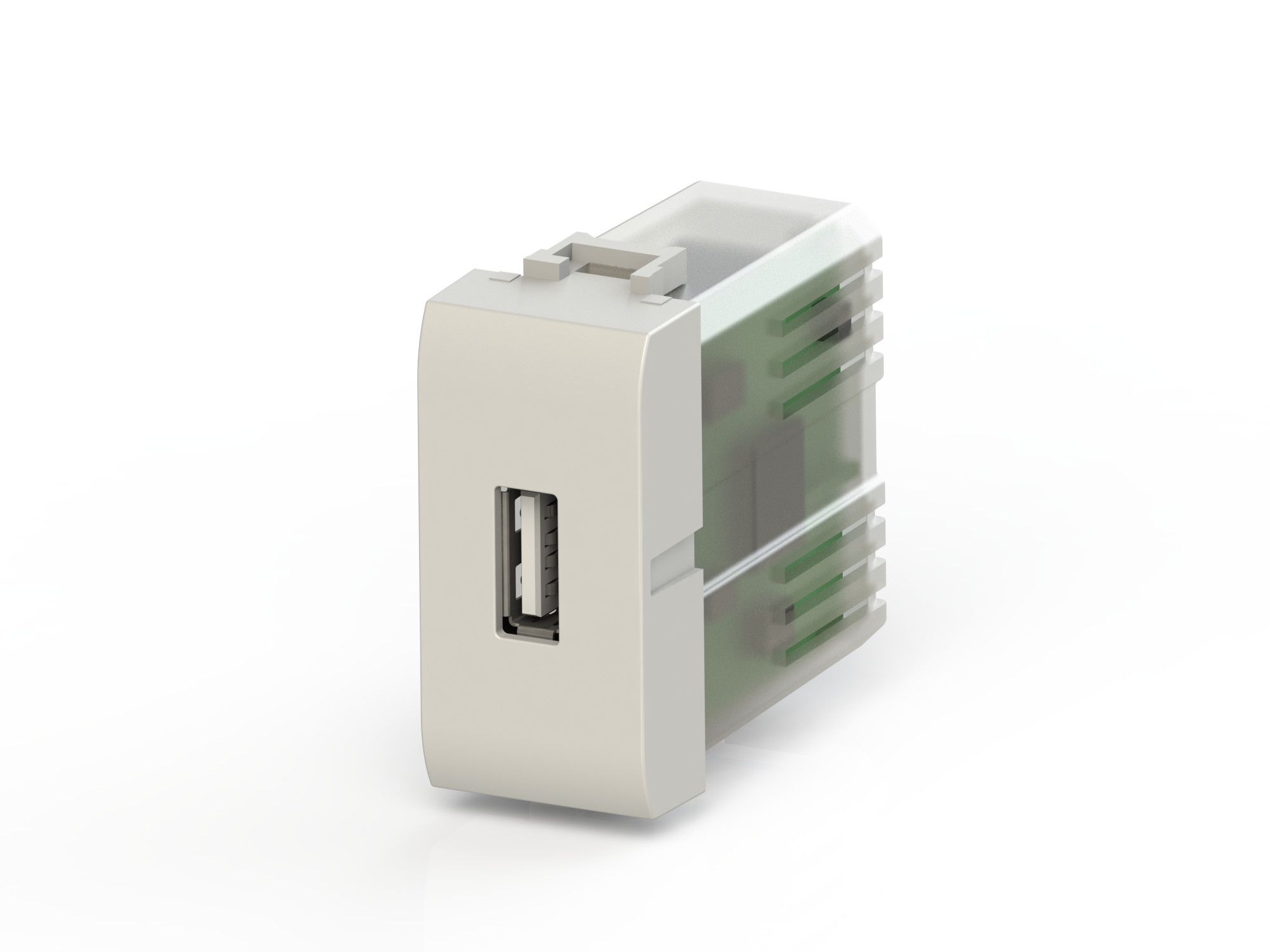 4B.N.USB by 4 BOX - Alimentatore da incasso USB 2.1 per serie civile
