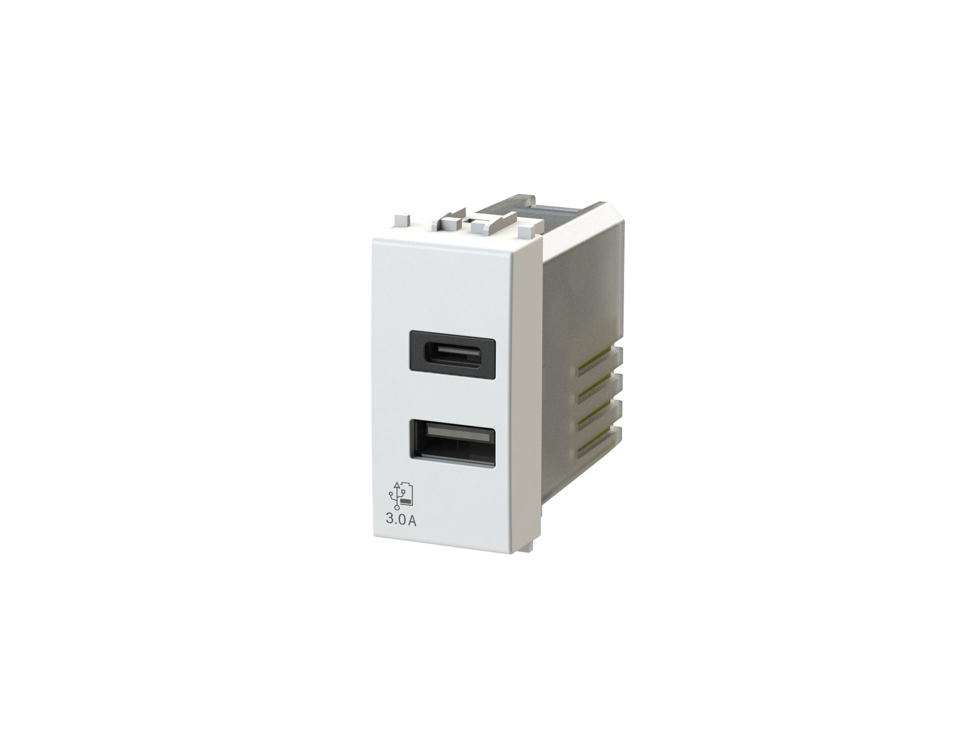 4B.V19B.USB.30 by 4 BOX - Alimentatore da incasso USB 3.0 per serie civile
