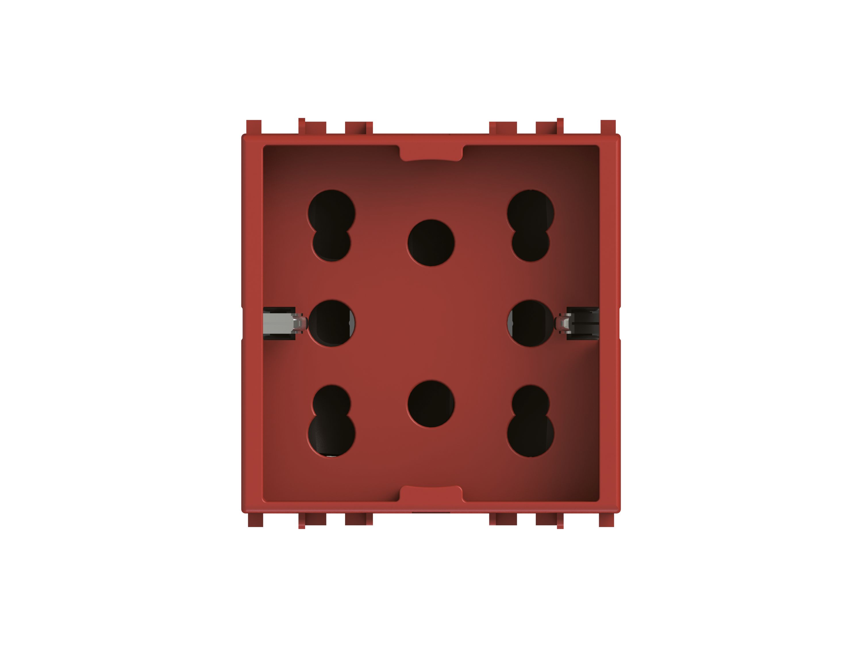 SIDE 4B.V20R.H21 by 4 BOX - Presa a due moduli per serie civile