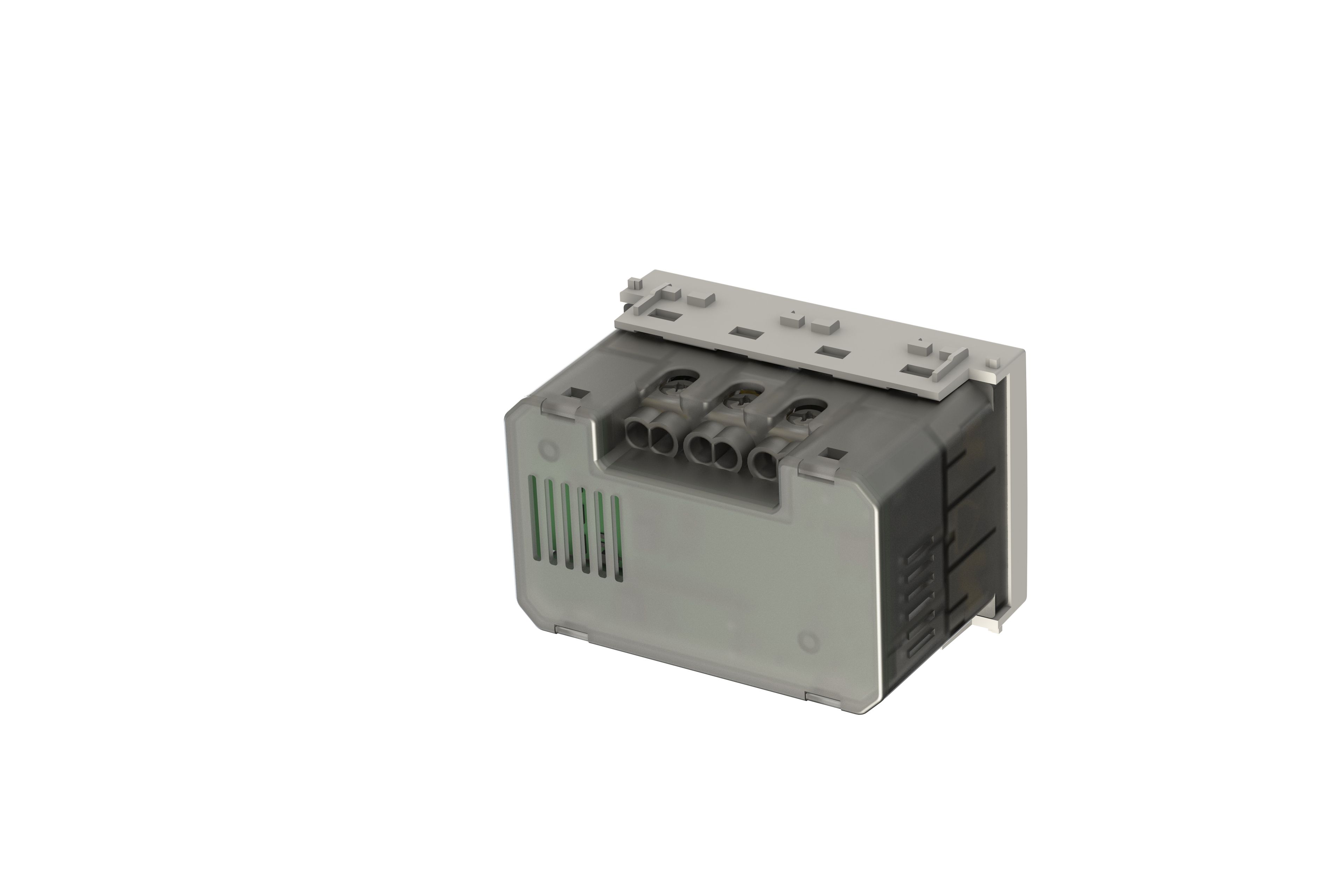 4BUSBP503.KW by 4 BOX - Presa elettrica a 3 moduli con USB - 3