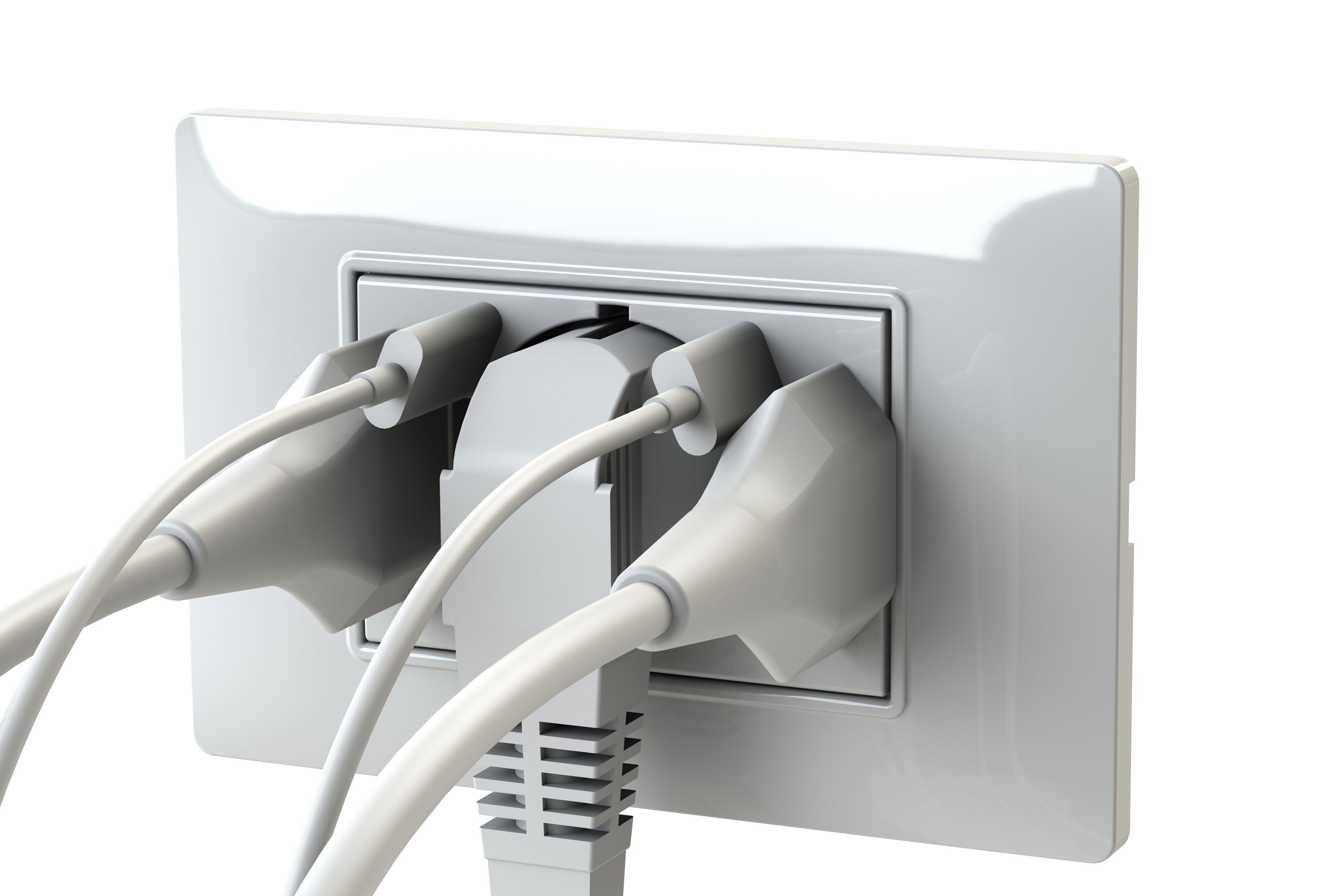 4BUSBP503.V14 by 4 BOX - Presa elettrica a 3 moduli con USB - 4