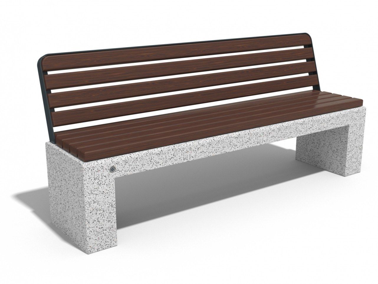 84 Concrete bench Concrete bench with back By ENCHO ENCHEV ETE