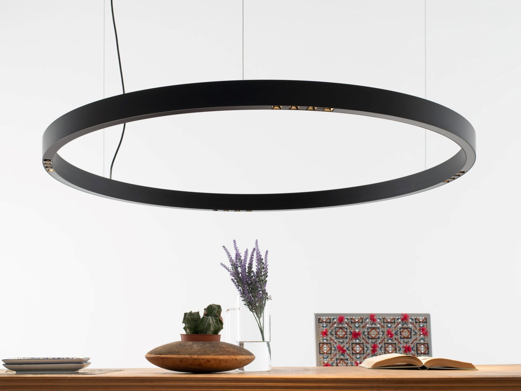 Curated visual reference: Picture Idea: A 24 Circular Stand Alone Pendant Lamp By Artemide