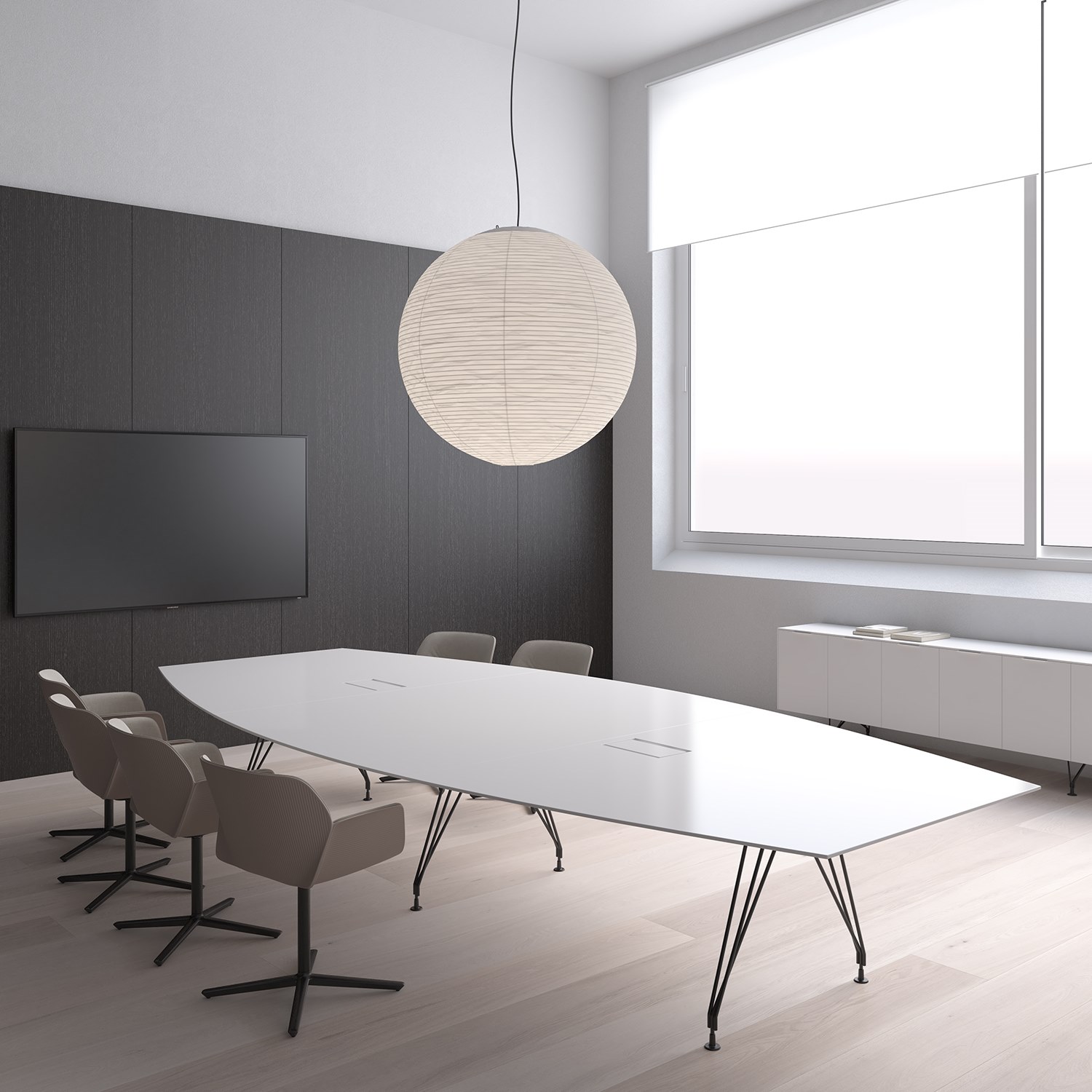 A1 MEETING Rectangular meeting table By BK Contract