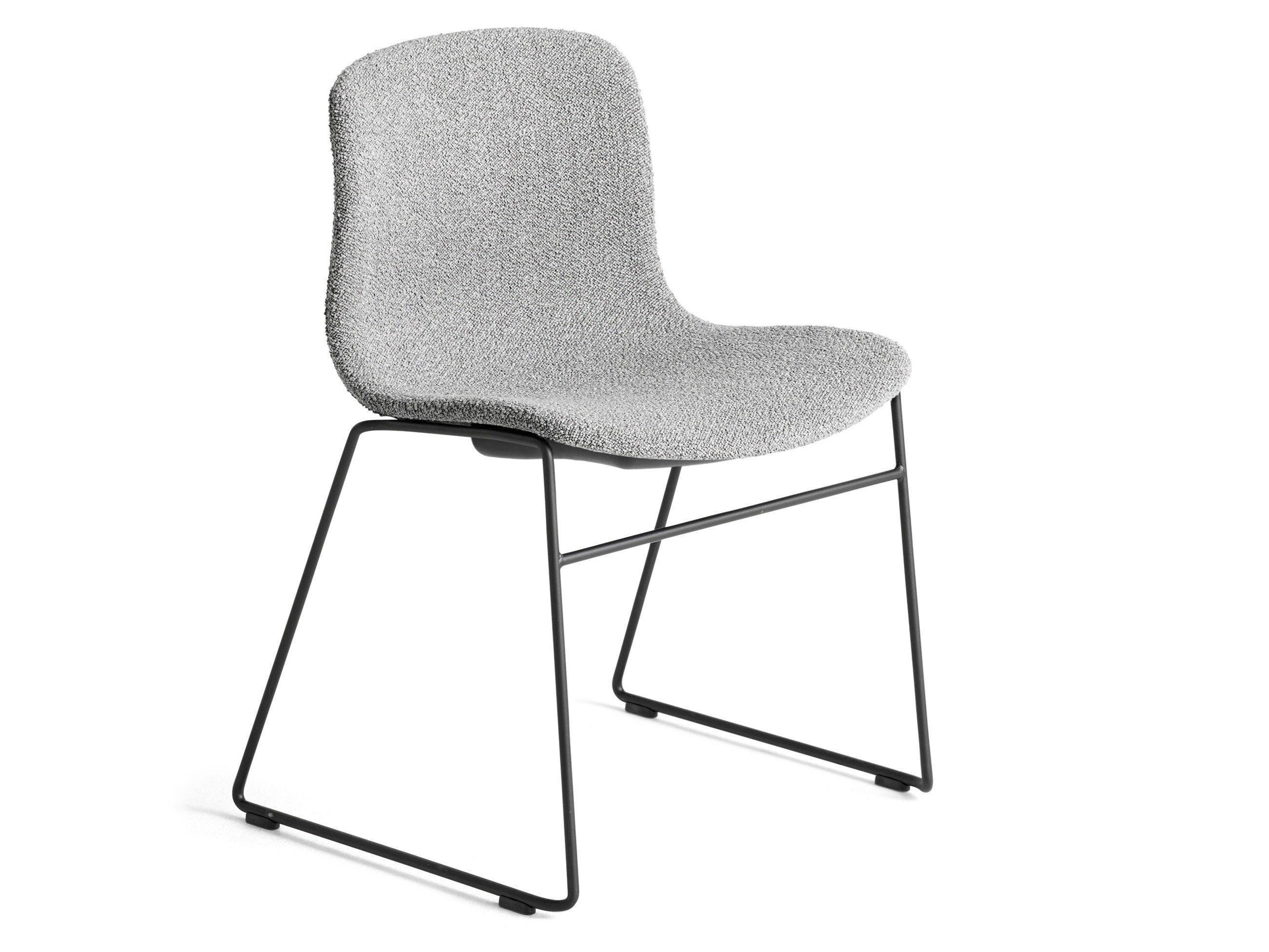 Sled base upholstered stackable chair ABOUT A CHAIR AAC09 By Hay design