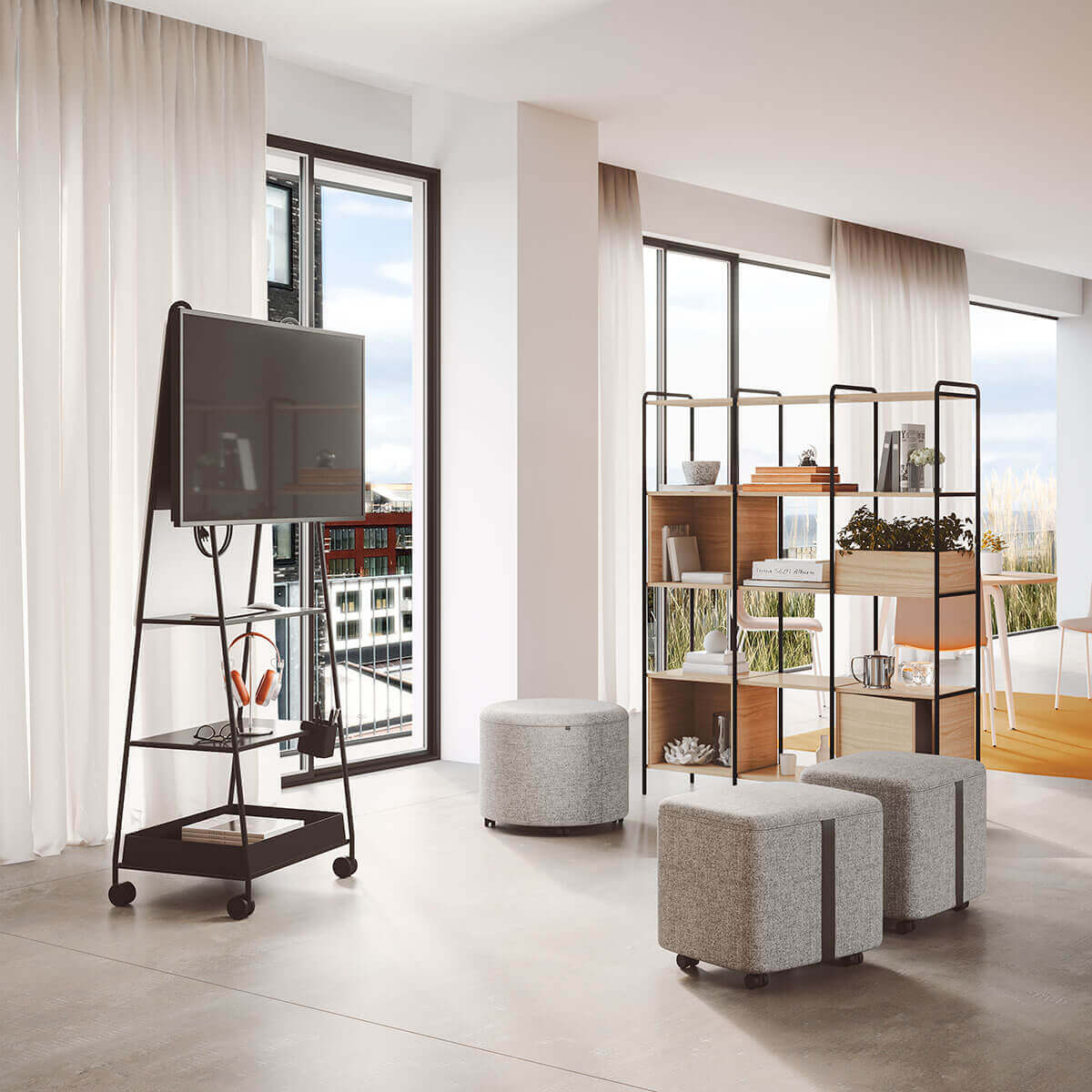 TUBBE by ACTIU - Libreria autoportante - 9