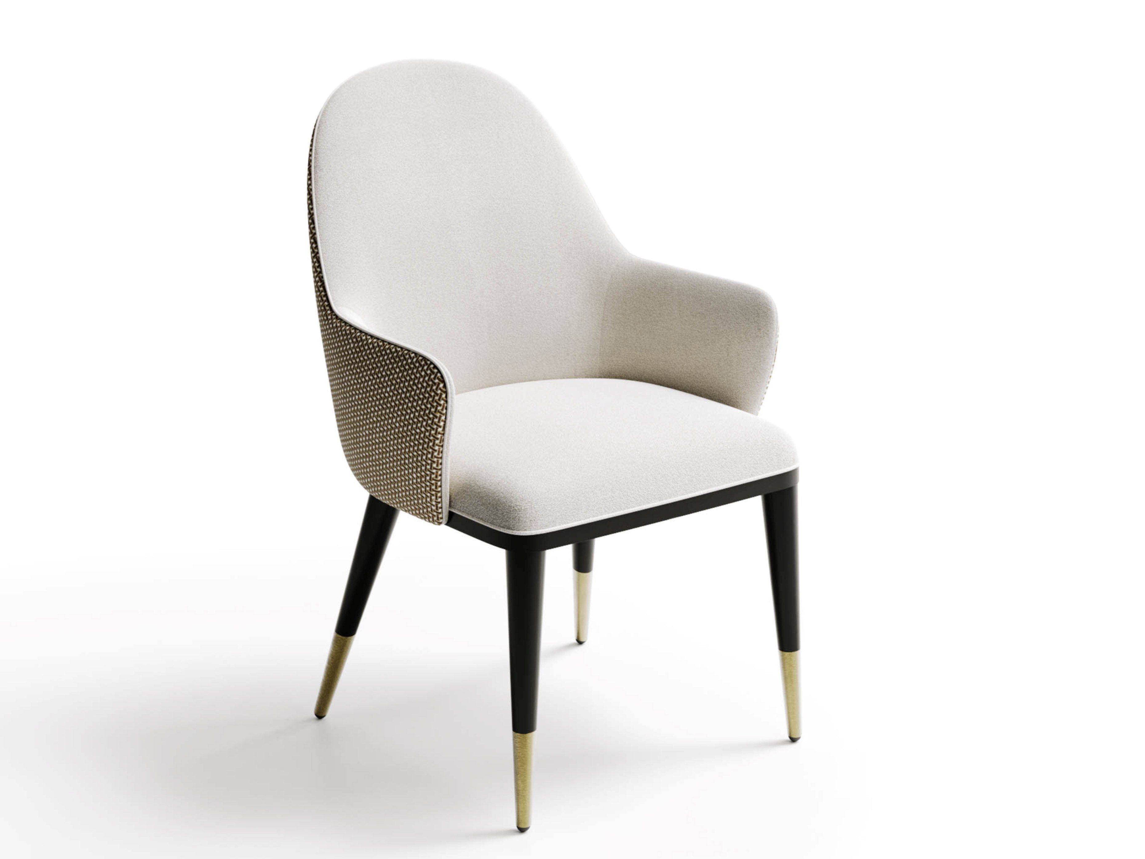 ADELE by Capital Collection - Sedia in tessuto con braccioli - 2