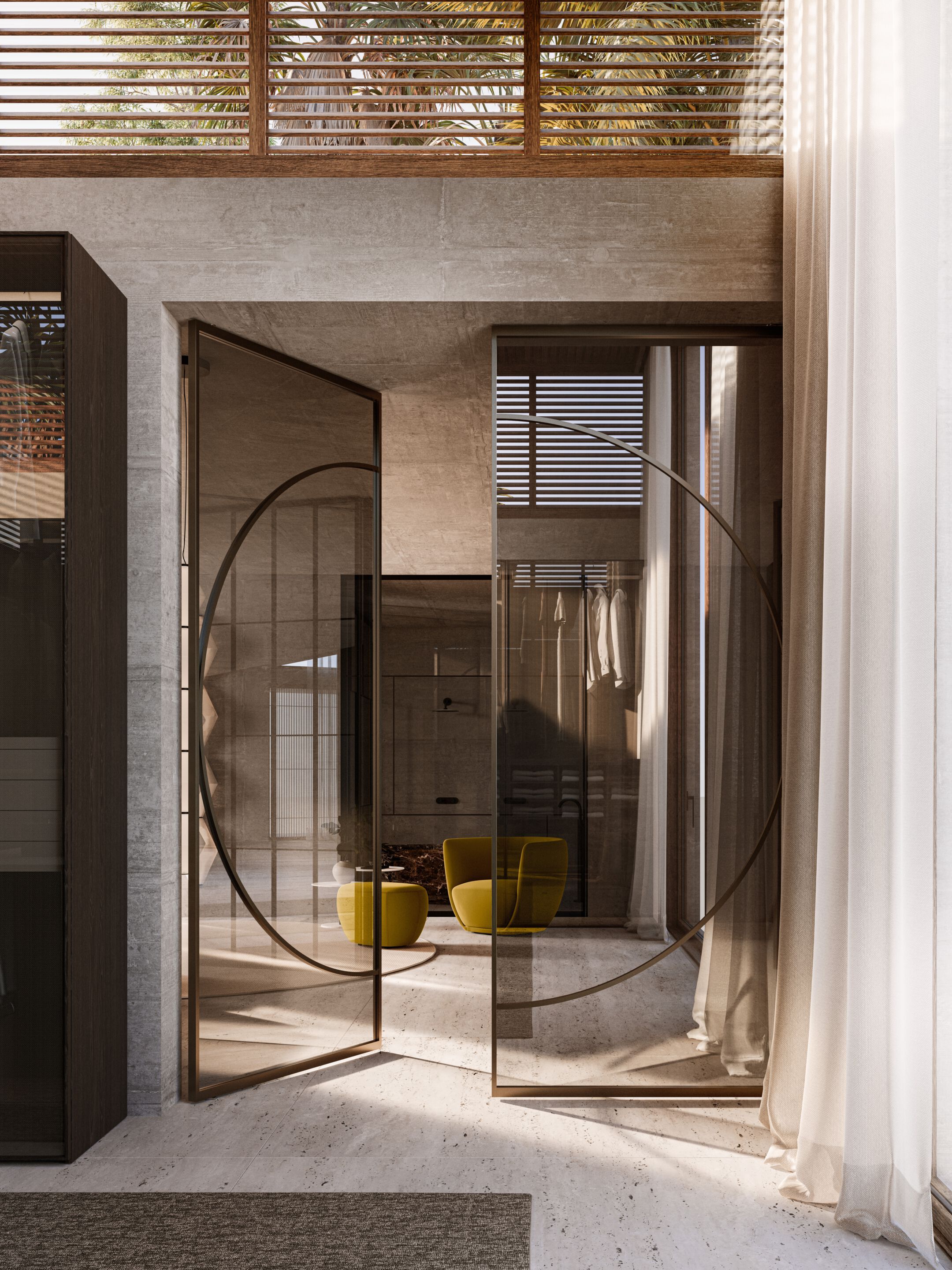 ARCHI by ADL - Sistema di porte scorrevoli, rototraslanti o a bilico, in vetro e alluminio - 8