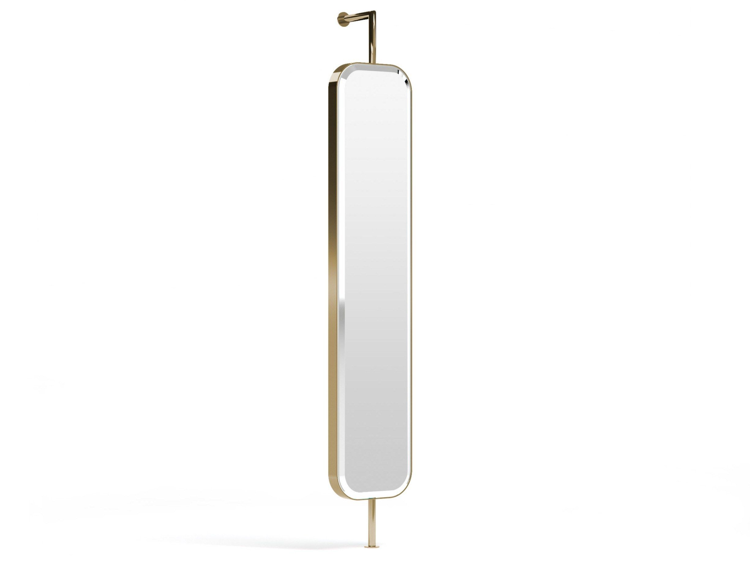 ADONE by Capital Collection - Specchio rettangolare in acciaio da parete