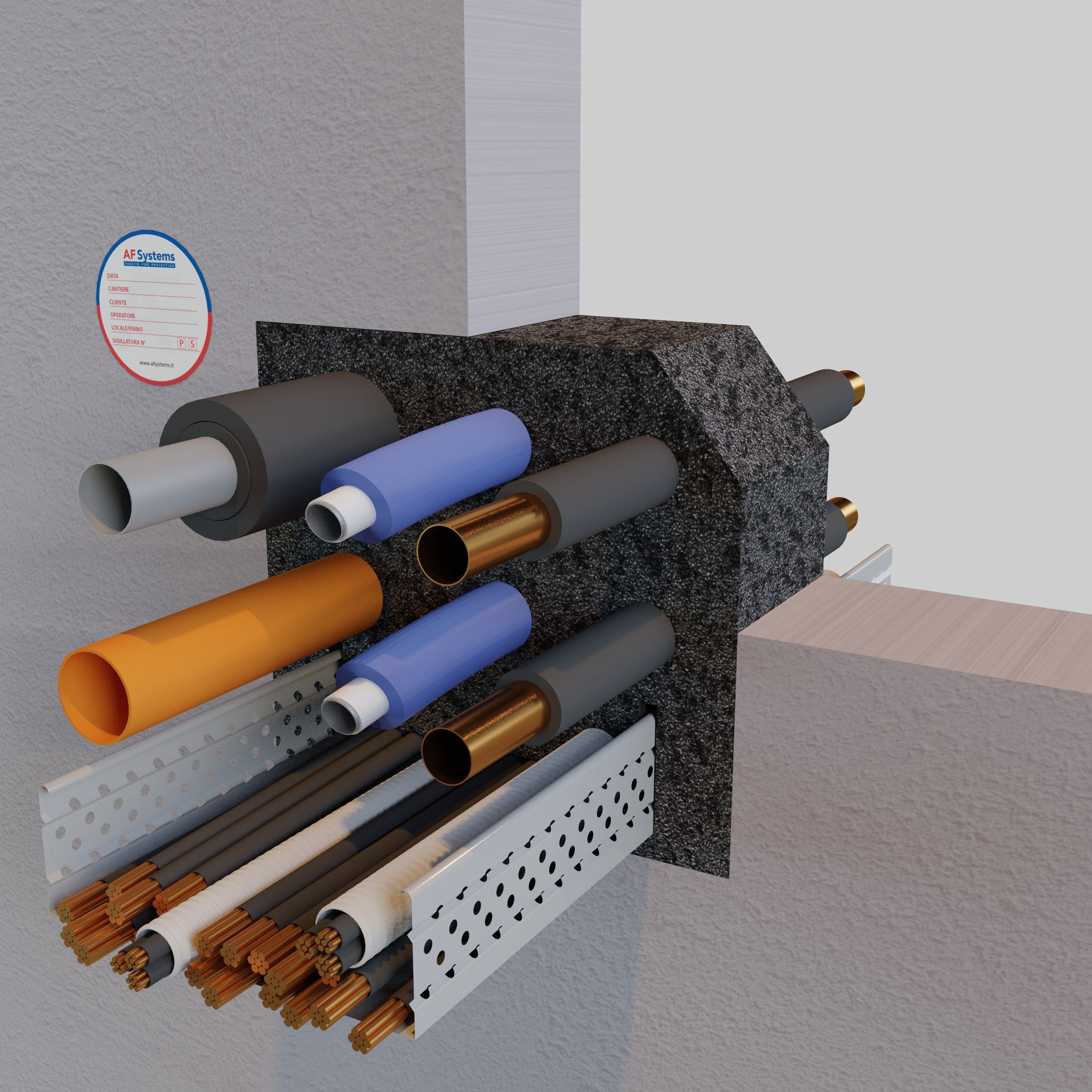 AF GRAPHIT FOAM by AF SYSTEMS - Schiuma sigillante intumescente - 3