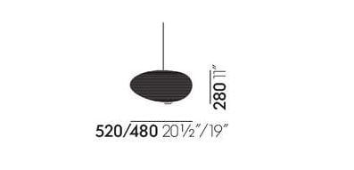 AKARI LIGHT SCULPTURES ペンダントライト By Vitra | design