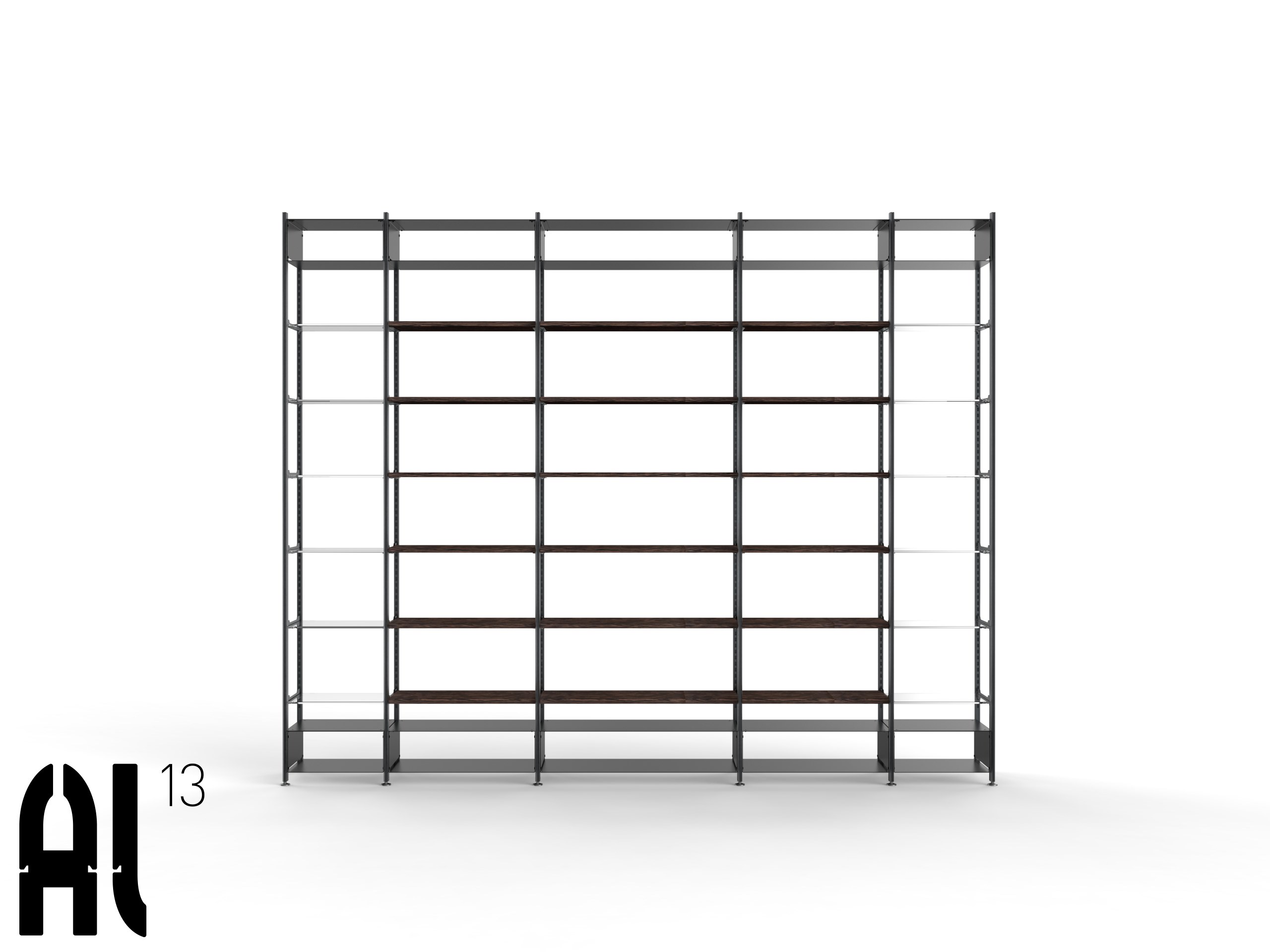 Sistema Scaffalatura Armadio Izrielar 20 Cubi - Fai Da Te Modulare Con Ante, Bianco