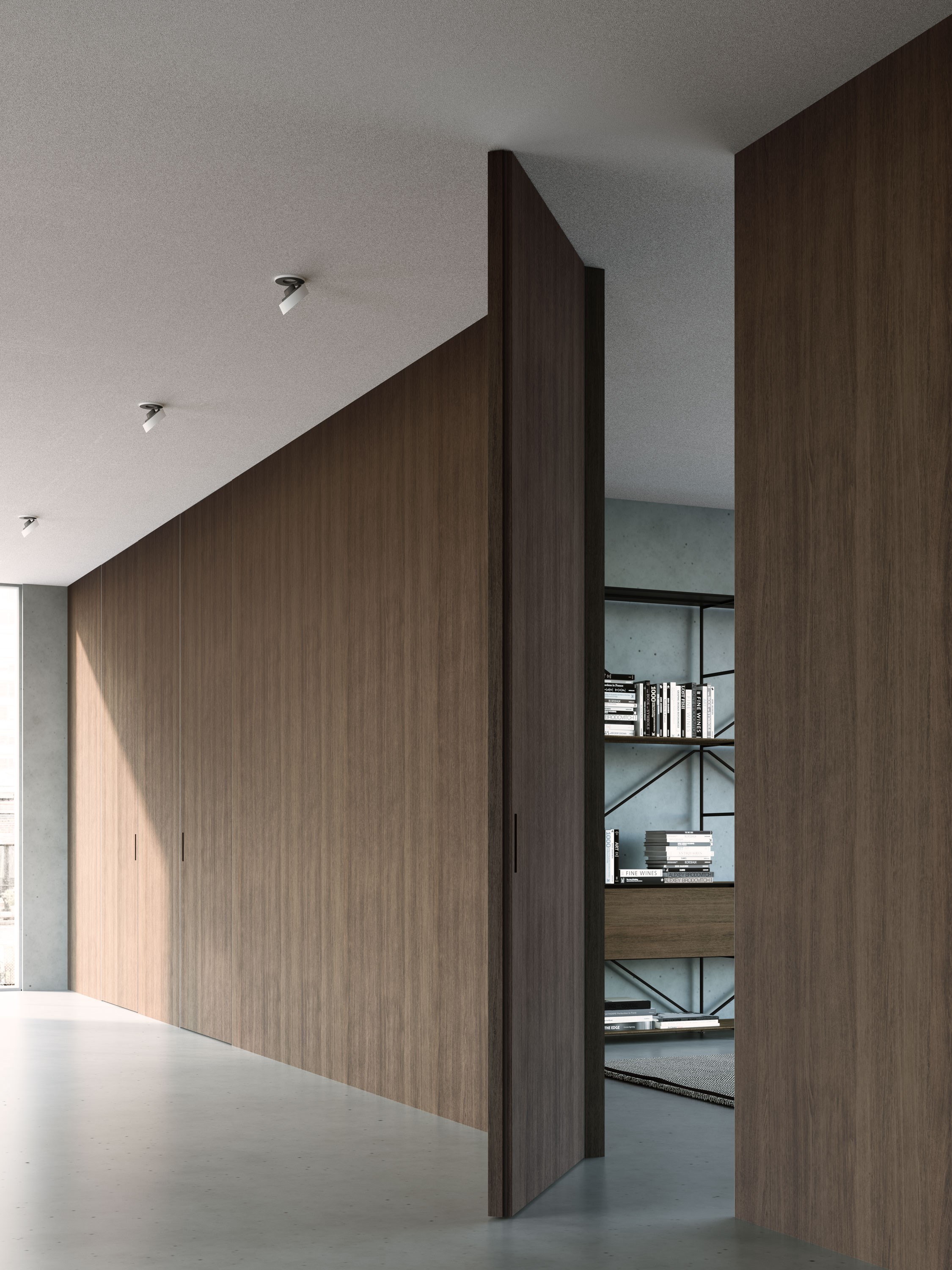 ALA by ADL - Porta a battente a filomuro in legno - 3