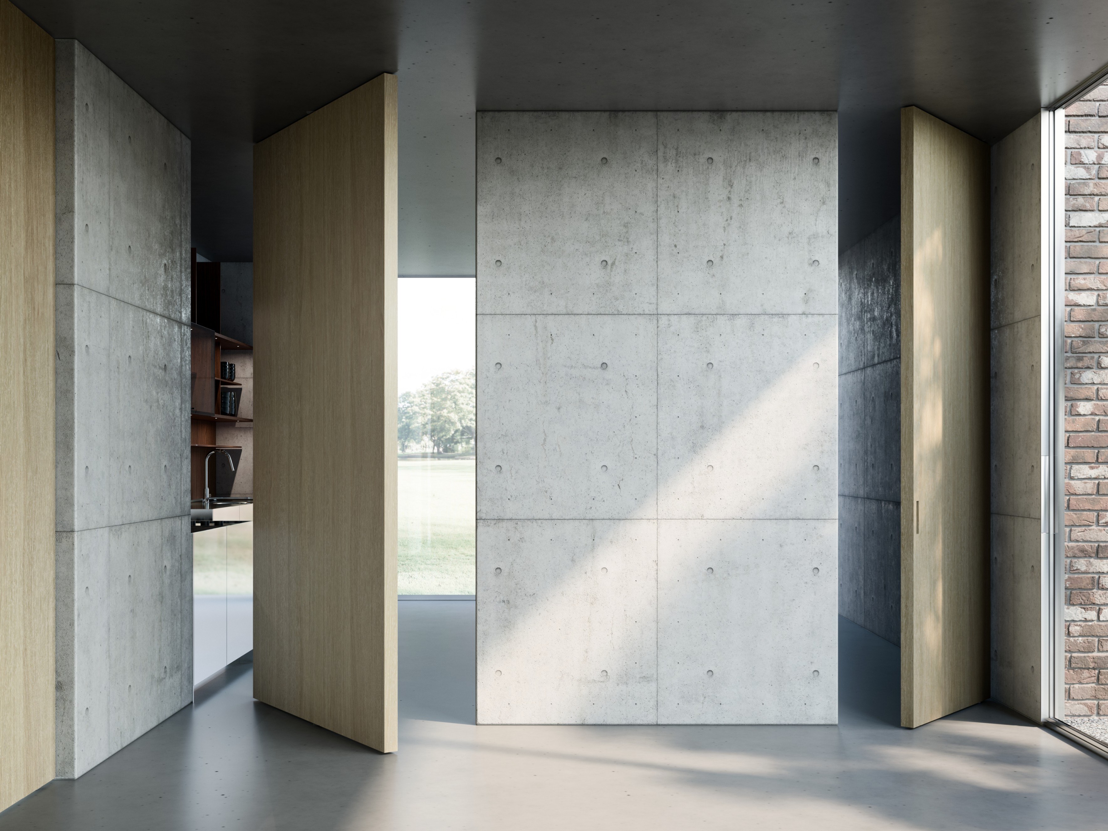 ALA by ADL - Porta a bilico in legno