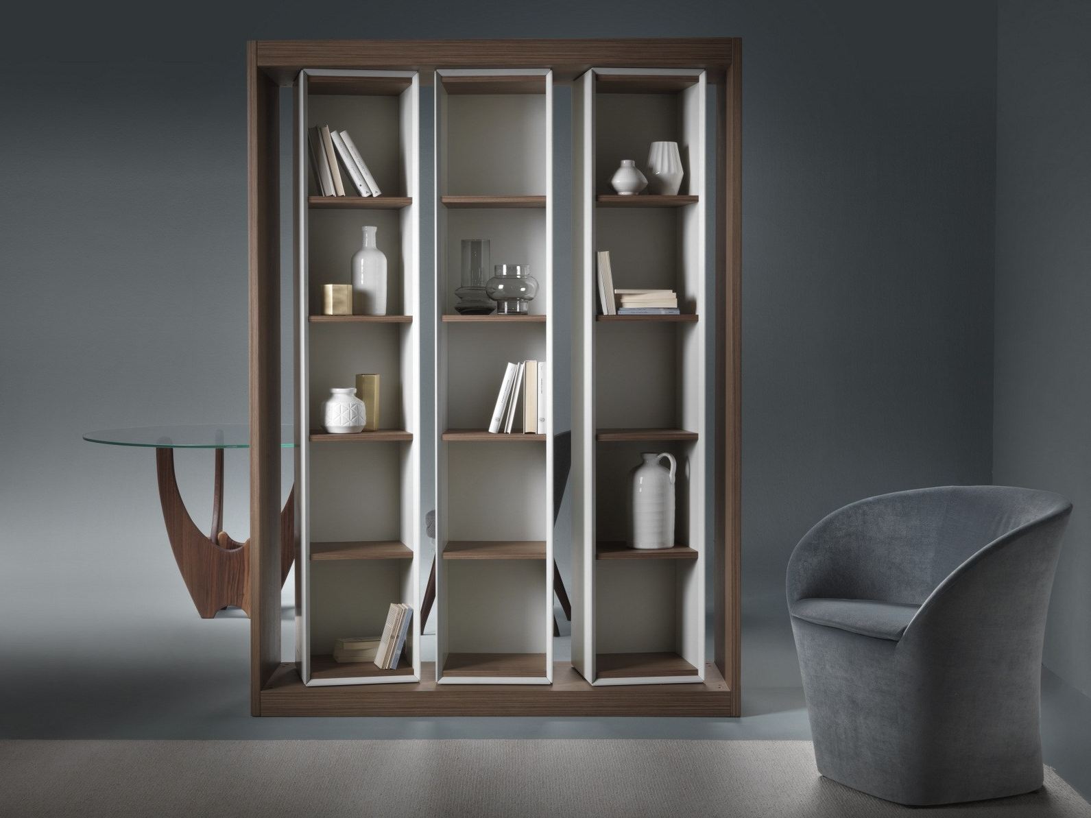Sogesfurniture Libreria Ad Angolo Con Ante, 47,8x47,8x84 Cm, In Truciolato, Per Casa E Ufficio