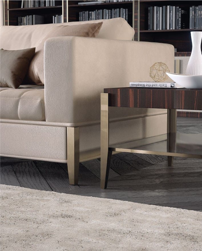 ALIAS Q by Capital Collection - Tavolino da caffè quadrato in legno - 2