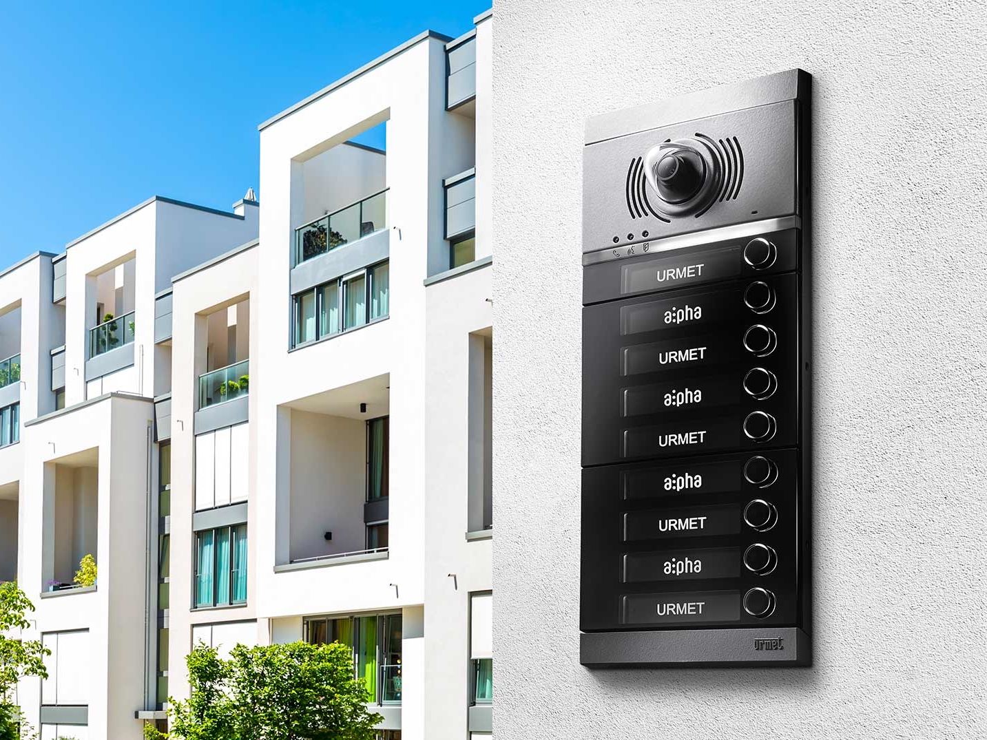 ALPHA by Urmet - Pulsantiera videocitofonica