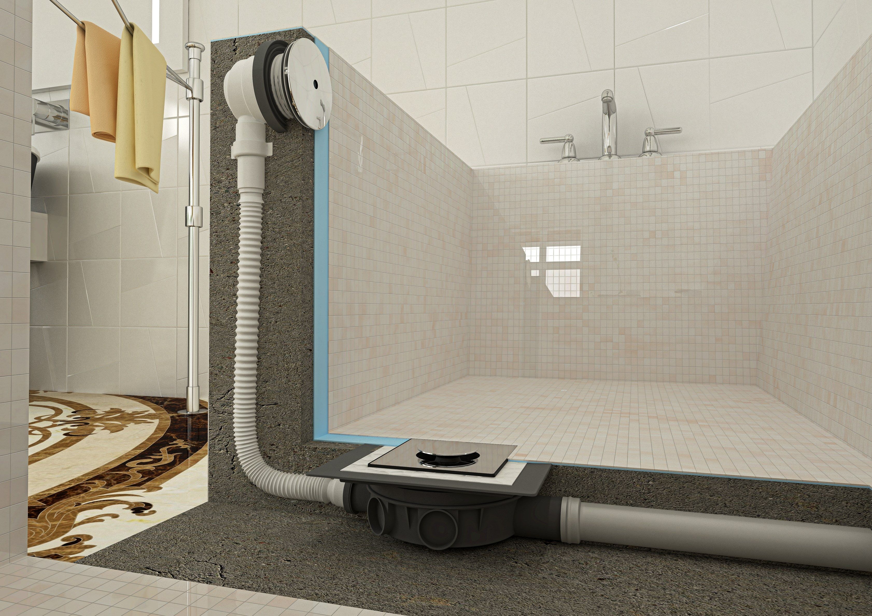 ALTOMARE by Bonomini - Colonna vasca in acciaio inox e ABS - 3