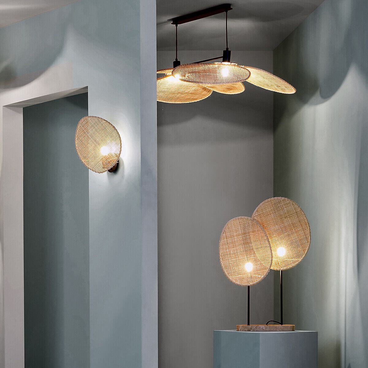 CANOPÉE by AMPM - Lampada a sospensione in vimini - 5