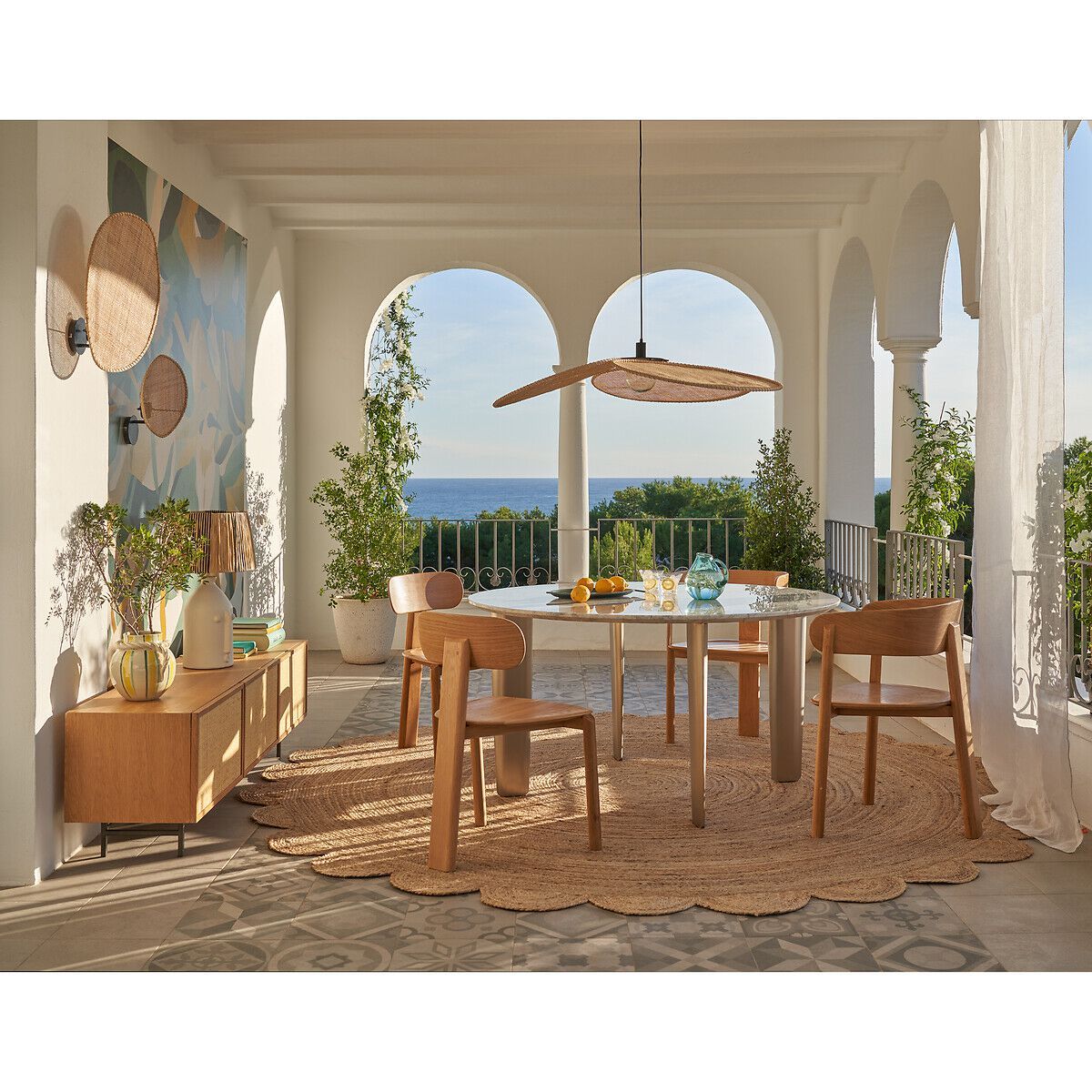 CANOPÉE by AMPM - Lampada a sospensione in vimini - 8