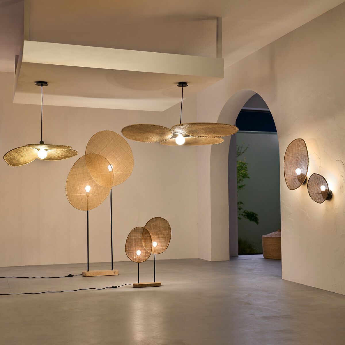 CANOPÉE by AMPM - Lampada a sospensione in vimini - 7