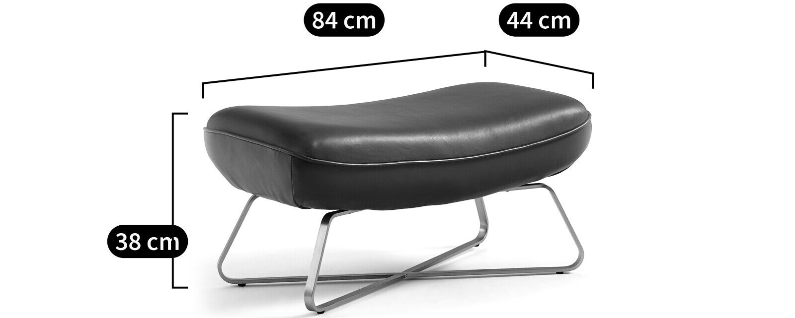 HELMA Footstool By AMPM
