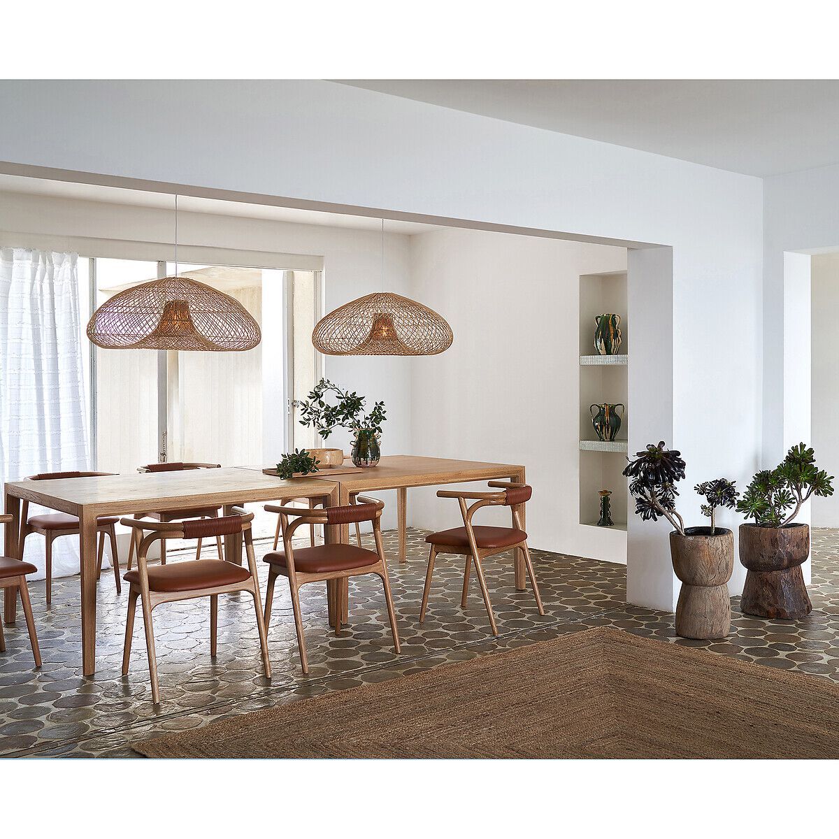 TITOU by AMPM - Lampada a sospensione in vimini - 4