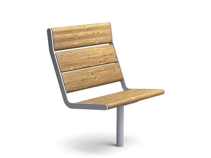 APRIL SEAT HIGH BACK Outdoor chair Wooden outdoor chair By VESTRE